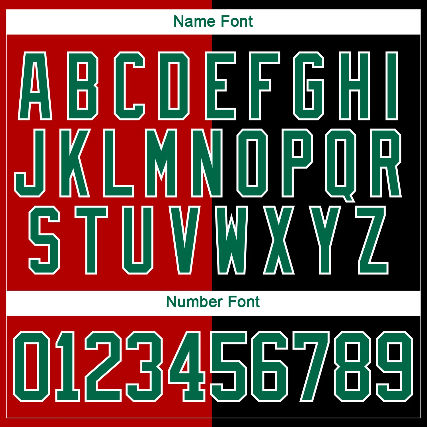 Custom Black Kelly Green Red-White Split Fashion Hockey Lace Neck Jersey - Image 7