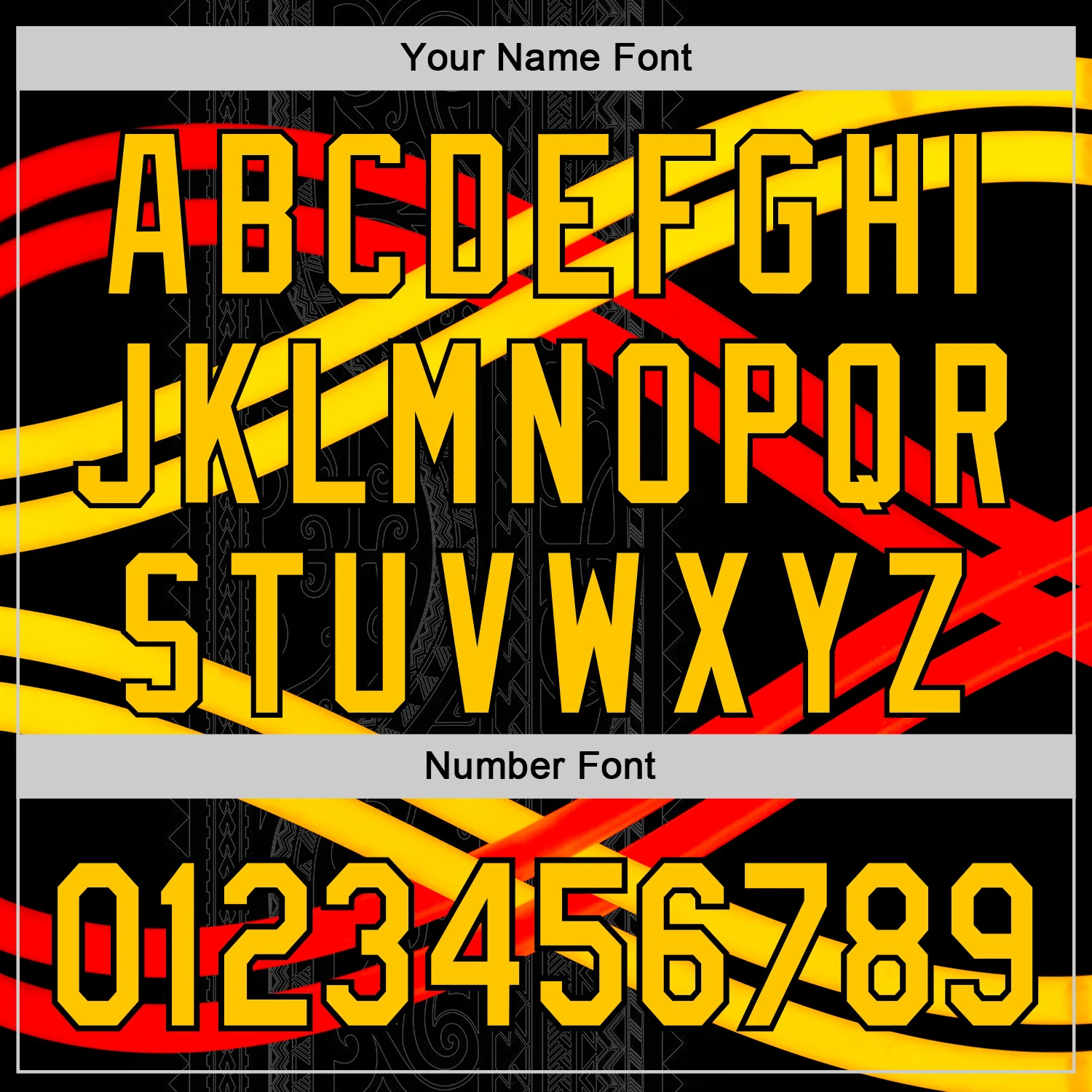 Custom Stitched Black Yellow-Red 3D Pattern Design Germany Inspired Stripe Subtle Tribal Sportswear Pullover Sweatshirt Hoodie - Image 4