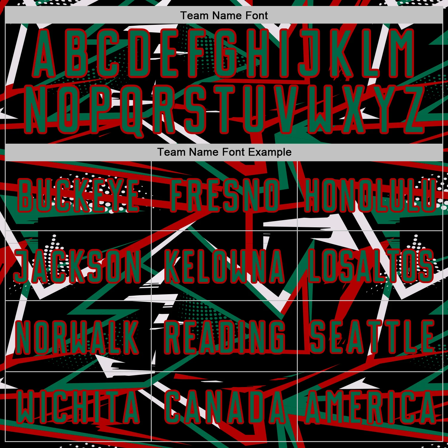 Custom Black Kelly Green Red-White Abstract Geometric Stripes Sports Sublimation Soccer Uniform Jersey - Image 5
