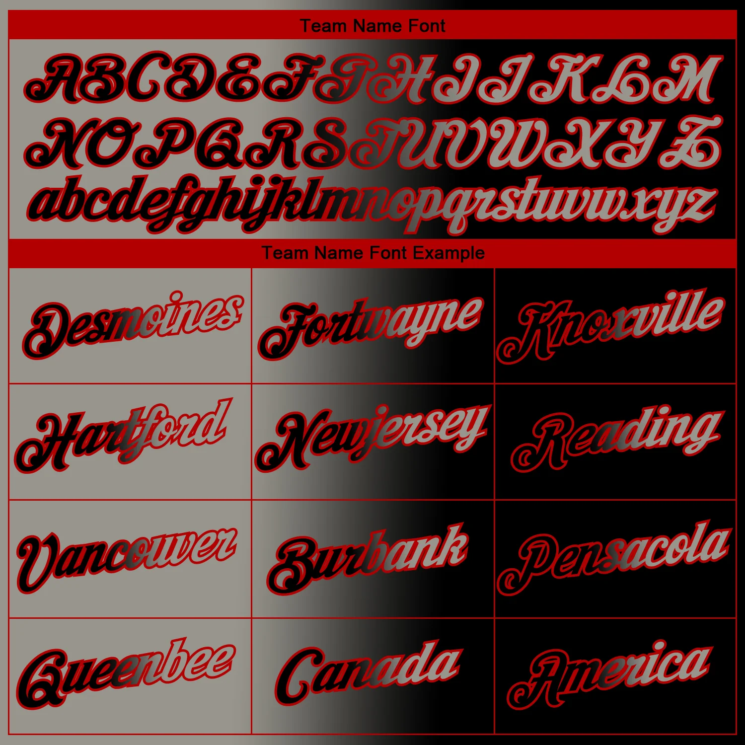 Custom Black Gray-Red Gradient Fashion Performance T-Shirt - Image 3