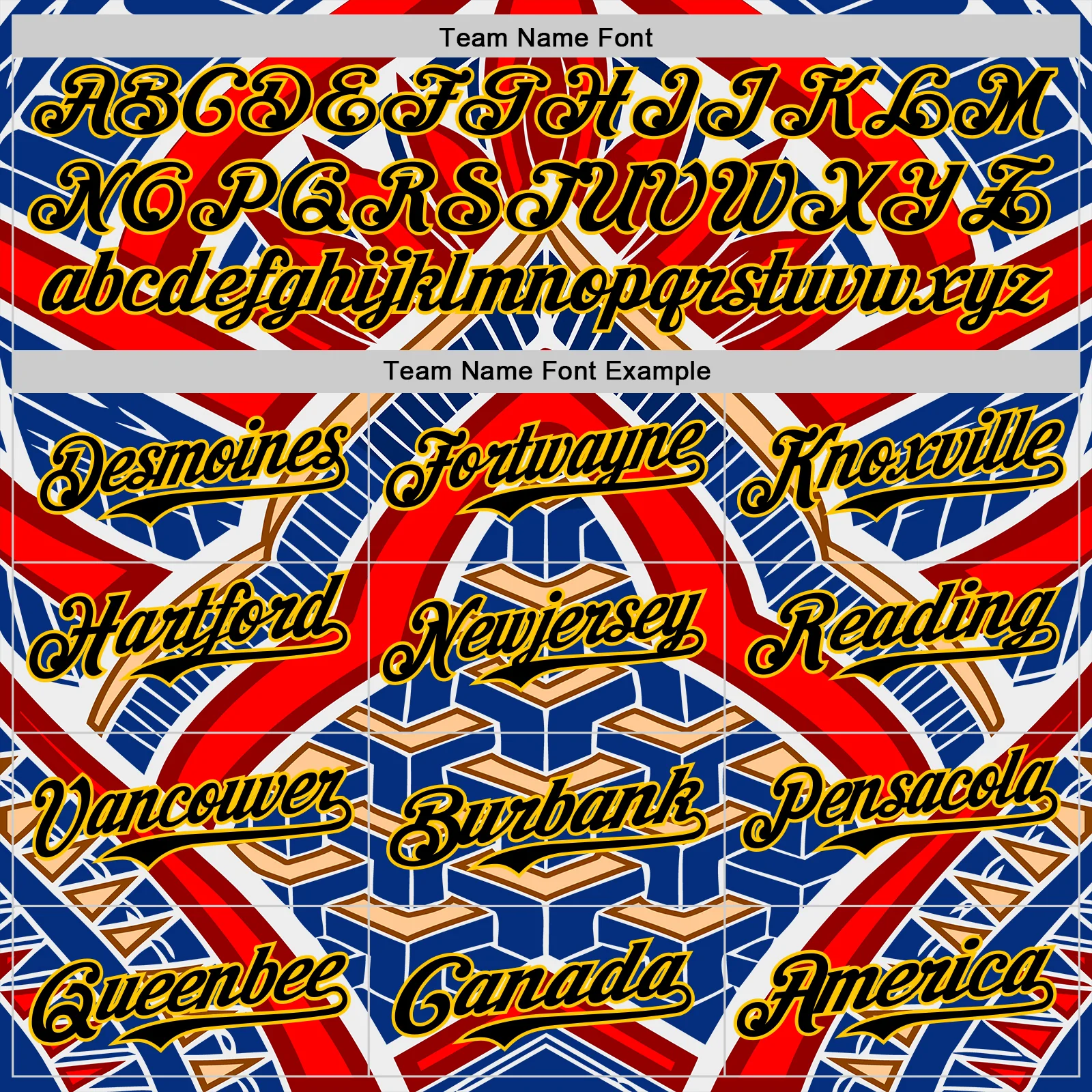Custom Blue Black Red-Yellow 3D Pattern Design Burner Costumes Tribal Authentic Baseball Jersey - Image 4