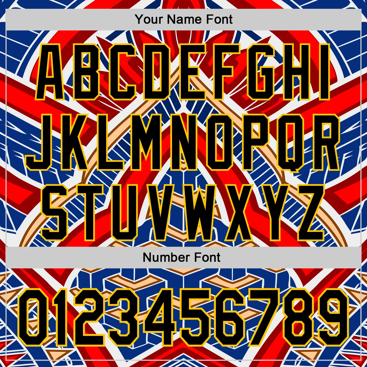 Custom Blue Black Red-Yellow 3D Pattern Design Burner Costumes Tribal Authentic Baseball Jersey - Image 5