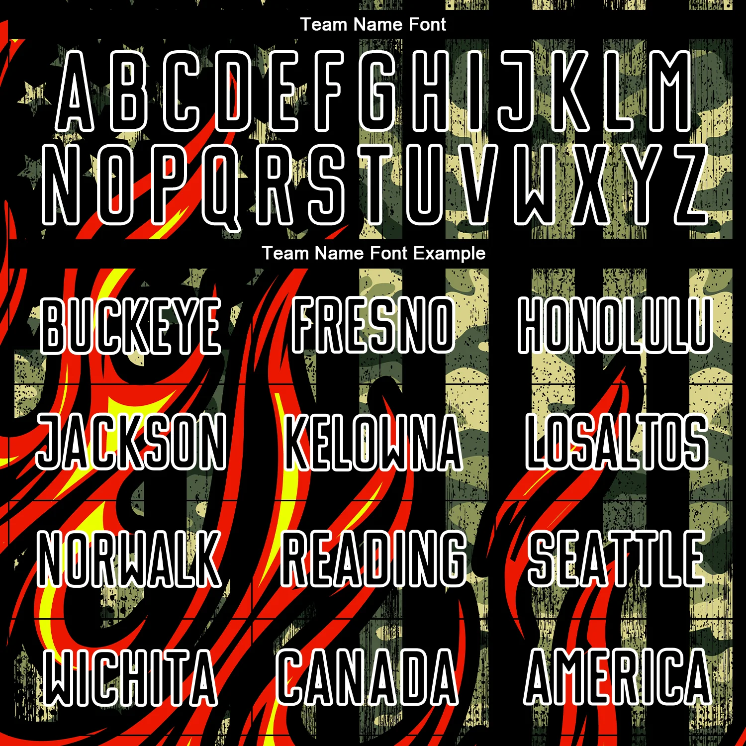 Custom Camo Black Red-Gold Flame Sublimation Salute To Service Soccer Uniform Jersey - Image 5