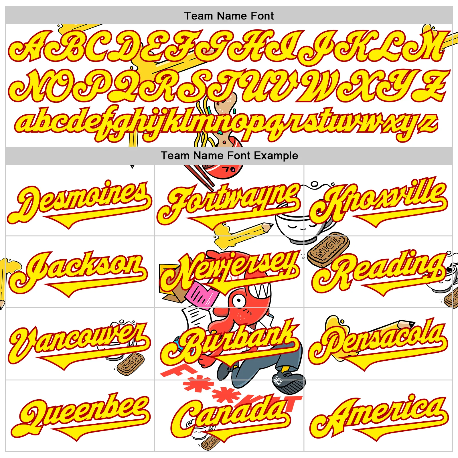 Custom Cream Light Yellow-Red 3D Geo Law Fuckit Authentic Baseball Jersey - Image 4