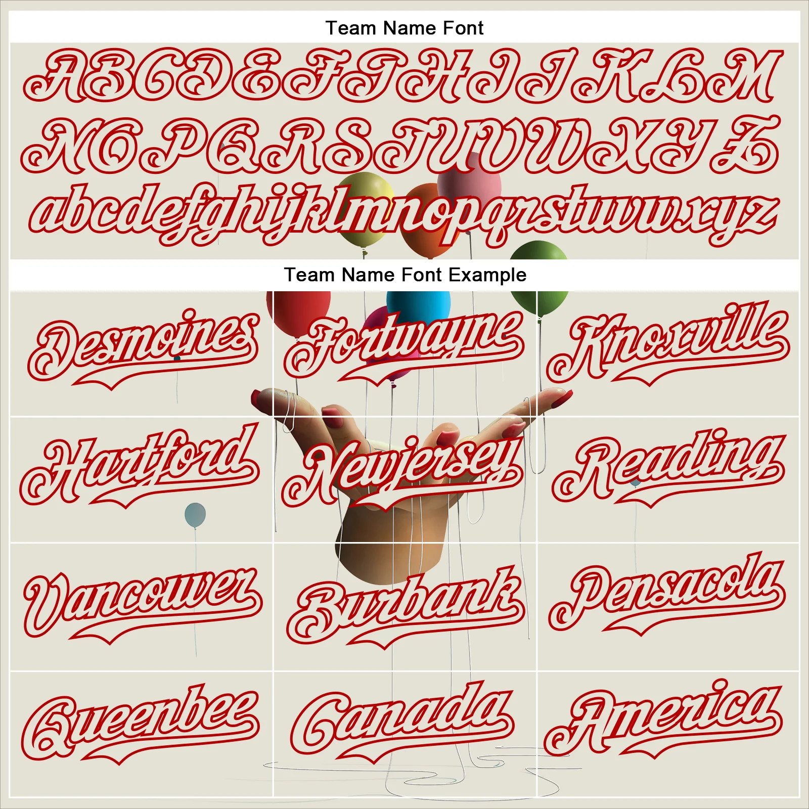 Custom Cream Red 3D Marcel Caram Allegory With Hand Authentic Baseball Jersey - Image 4