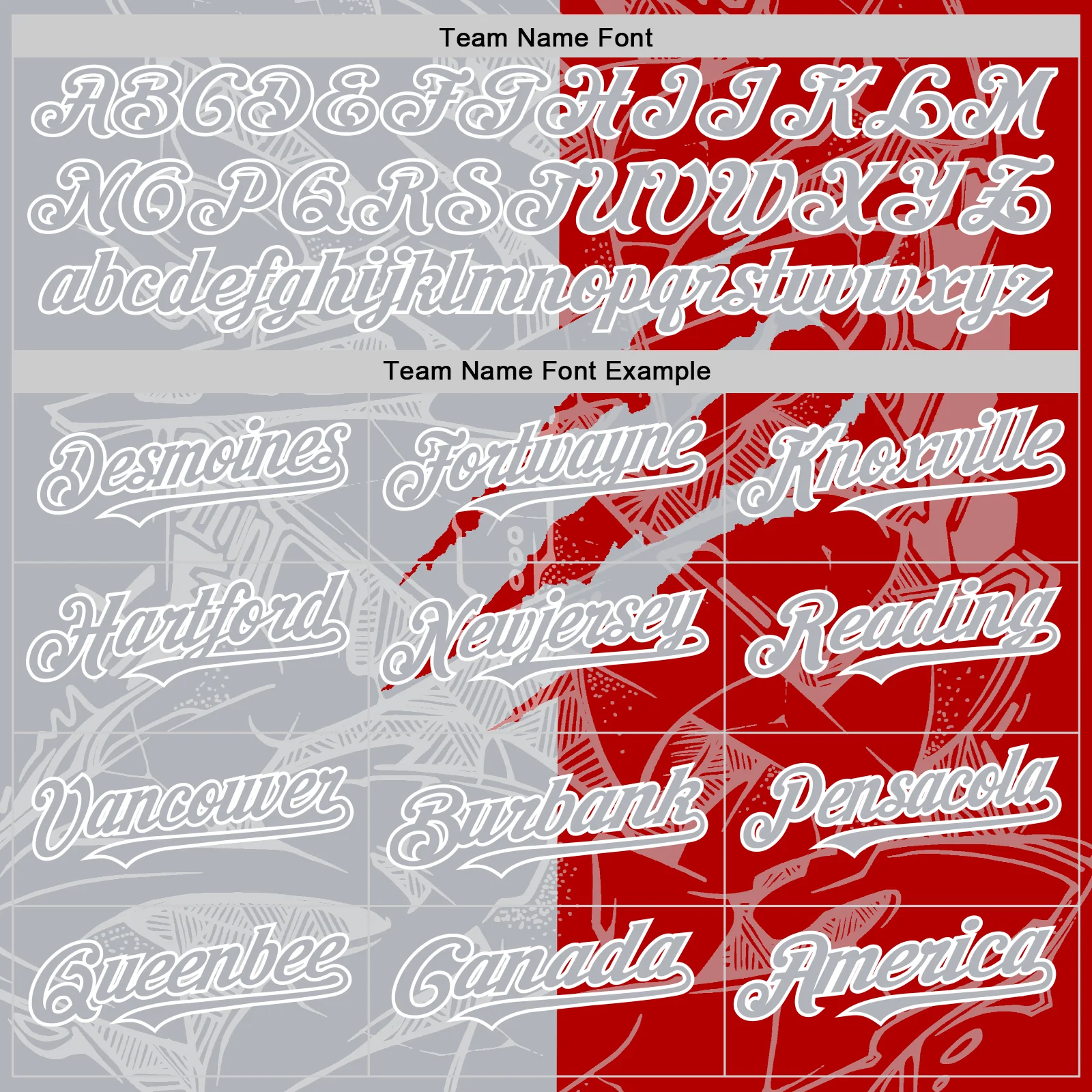 Custom Graffiti Pattern Gray Red-White Scratch Bomber Full-Snap Varsity Letterman Hoodie Jacket - Image 5