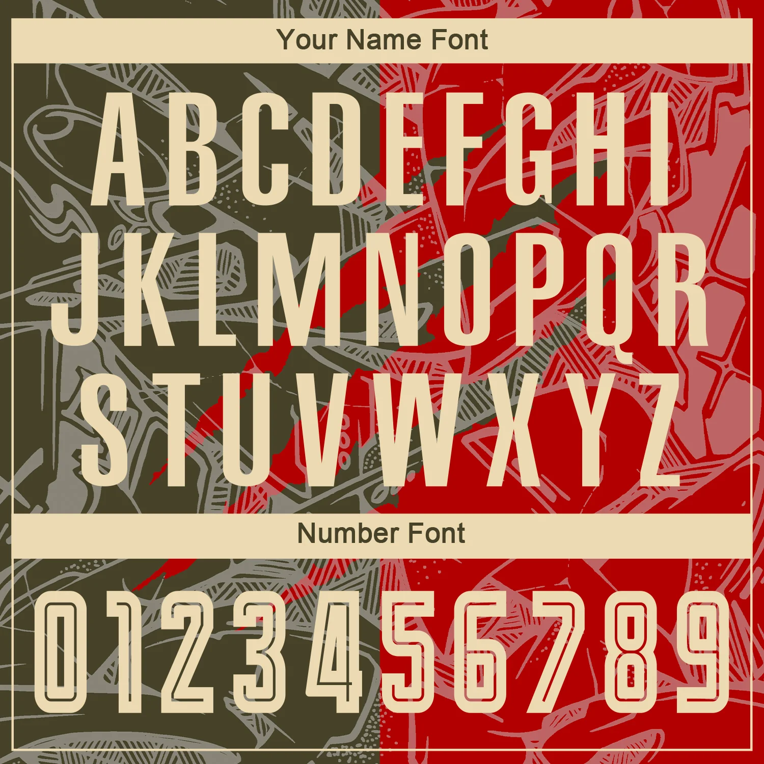 Custom Graffiti Pattern City Cream Red-Olive Scratch Sublimation Soccer Uniform Jersey - Image 6