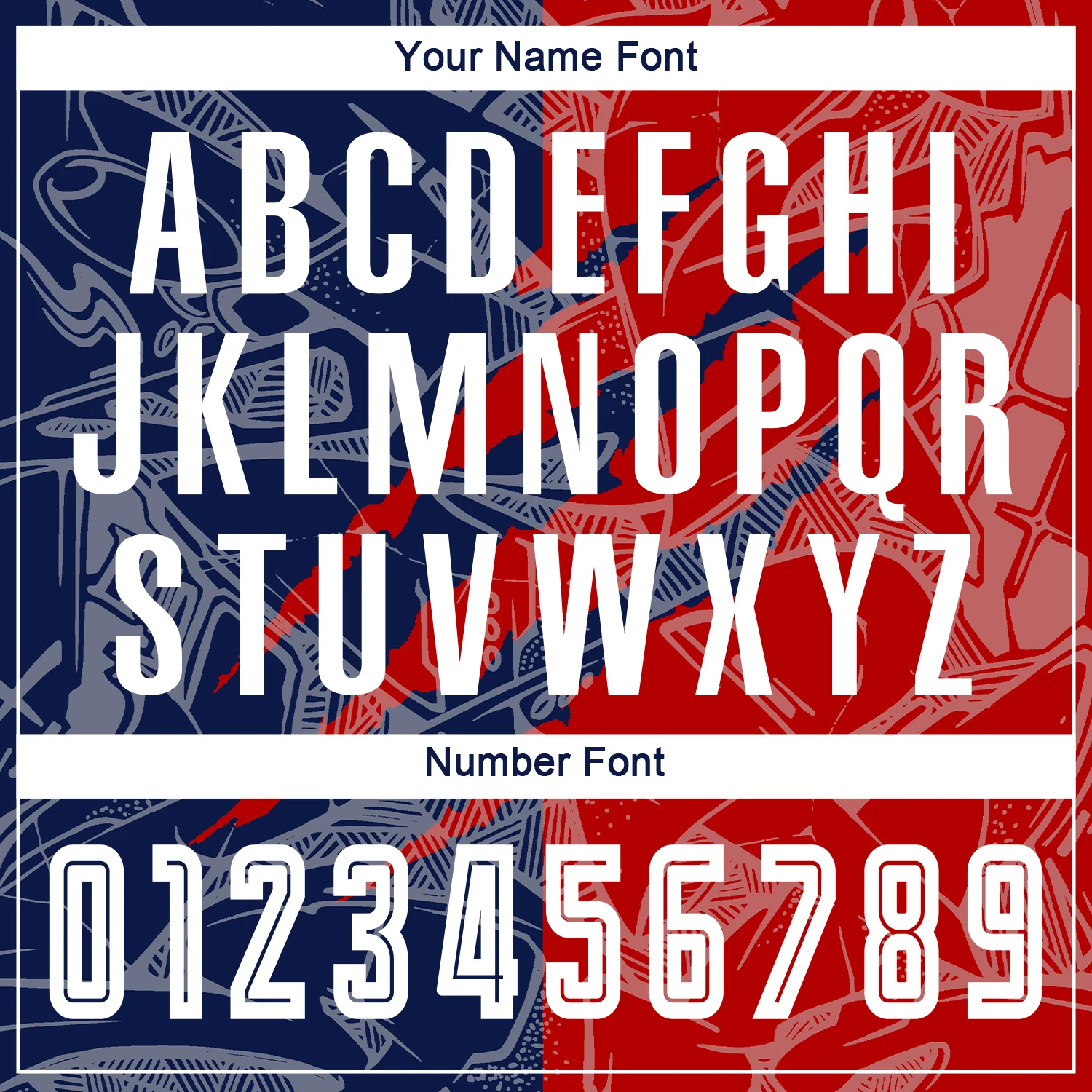 Custom Graffiti Pattern Red-Navy USA Scratch Sublimation Soccer Uniform Jersey - Image 6