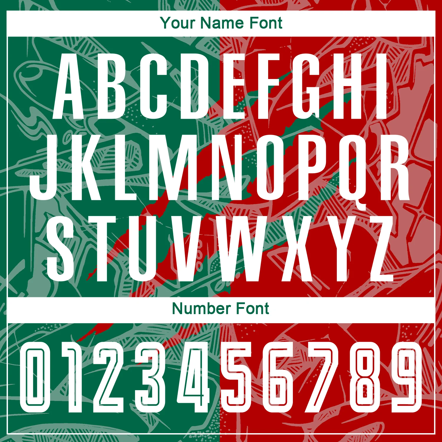 Custom Graffiti Pattern Red-Kelly Green Scratch Sublimation Soccer Uniform Jersey - Image 6