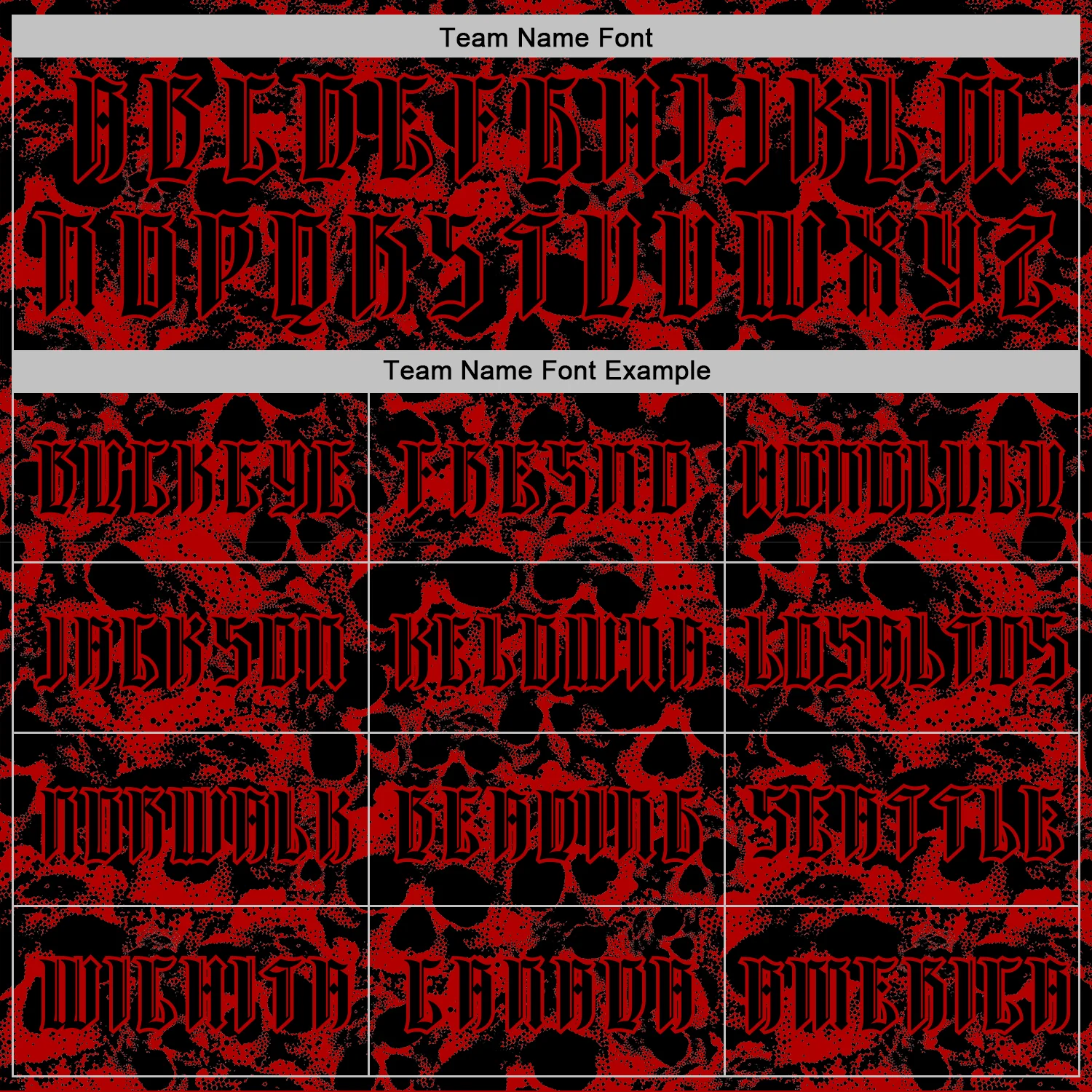 Custom Red Black 3D Skull Gothic Vintage Sports Pullover Sweatshirt Hoodie - Image 3