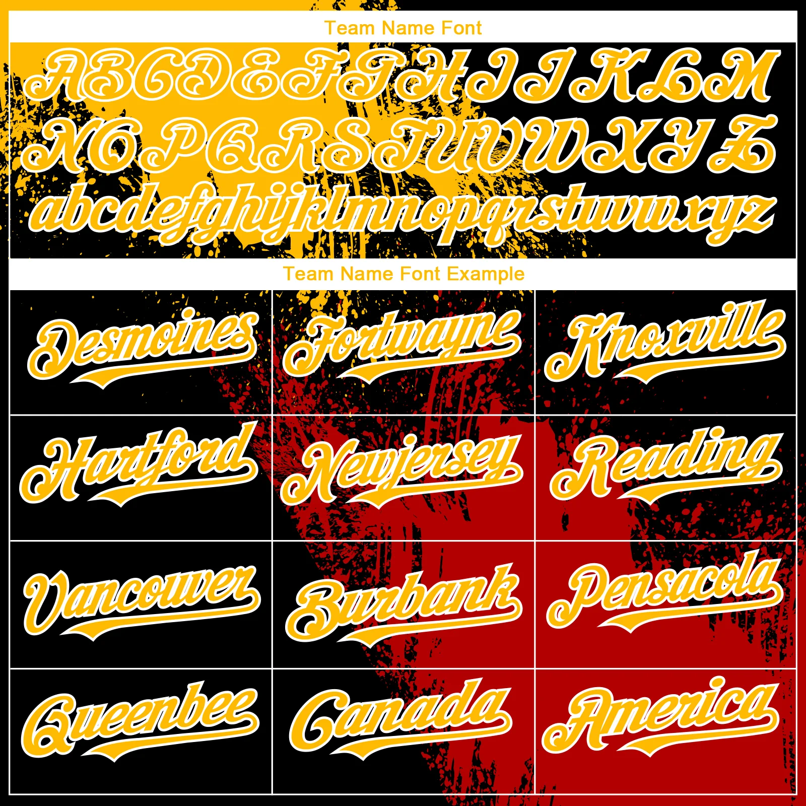 Custom Black Gold Red-White Abstract Brush Stroke 3D Pattern Design Bomber Full-Snap Varsity Letterman Hoodie Jacket - Image 5