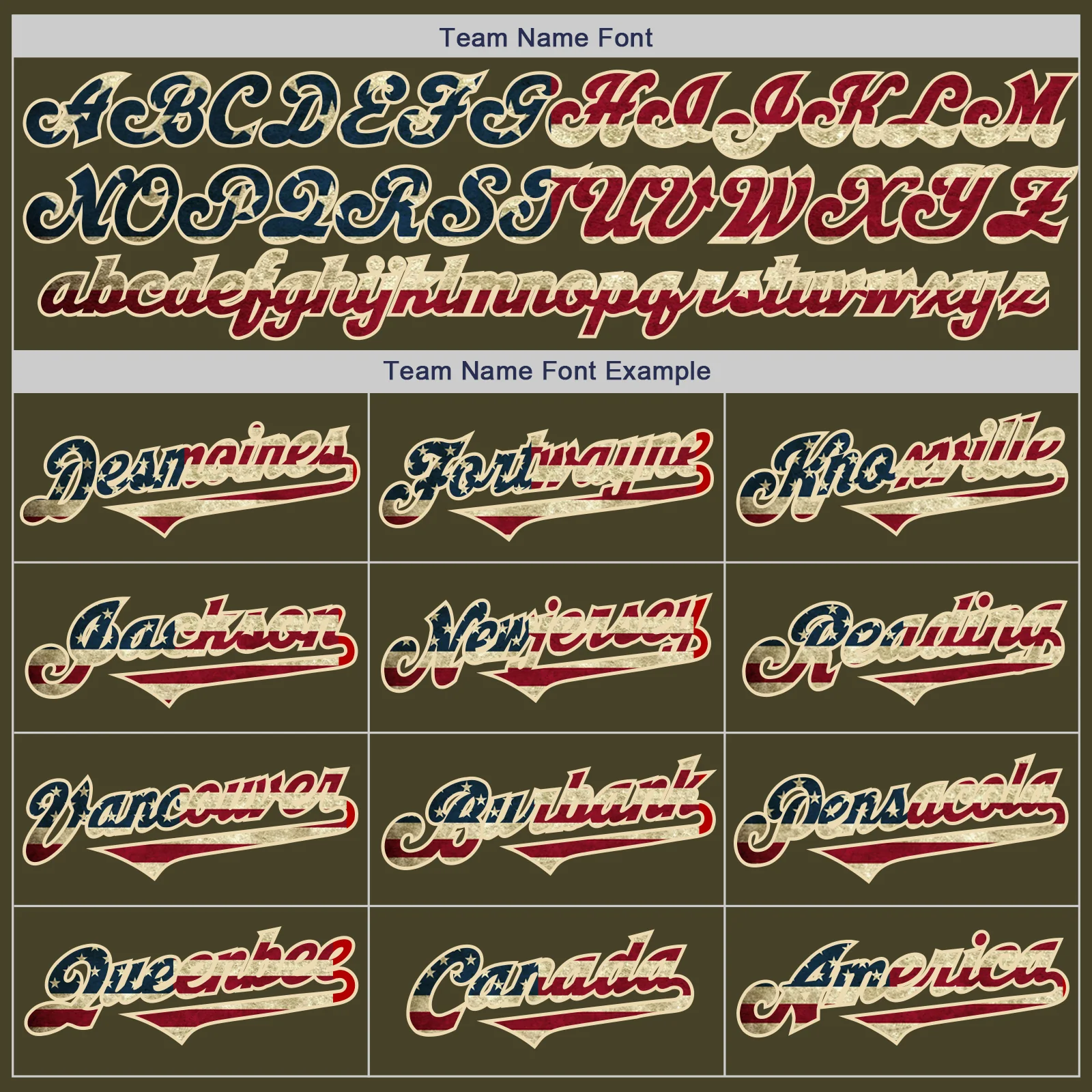 Custom Olive Vintage USA Flag Red-Cream Authentic Two Tone Salute To Service Baseball Jersey - Image 4