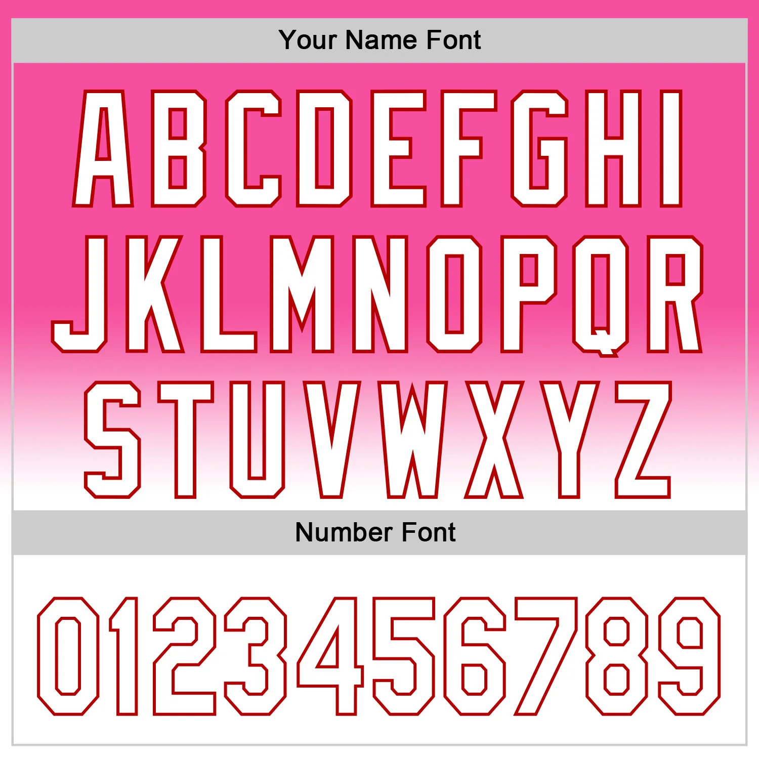 Custom Pink White-Red 3D Pattern Design Gradient Mother's Day Family Love Authentic Baseball Jersey - Image 4