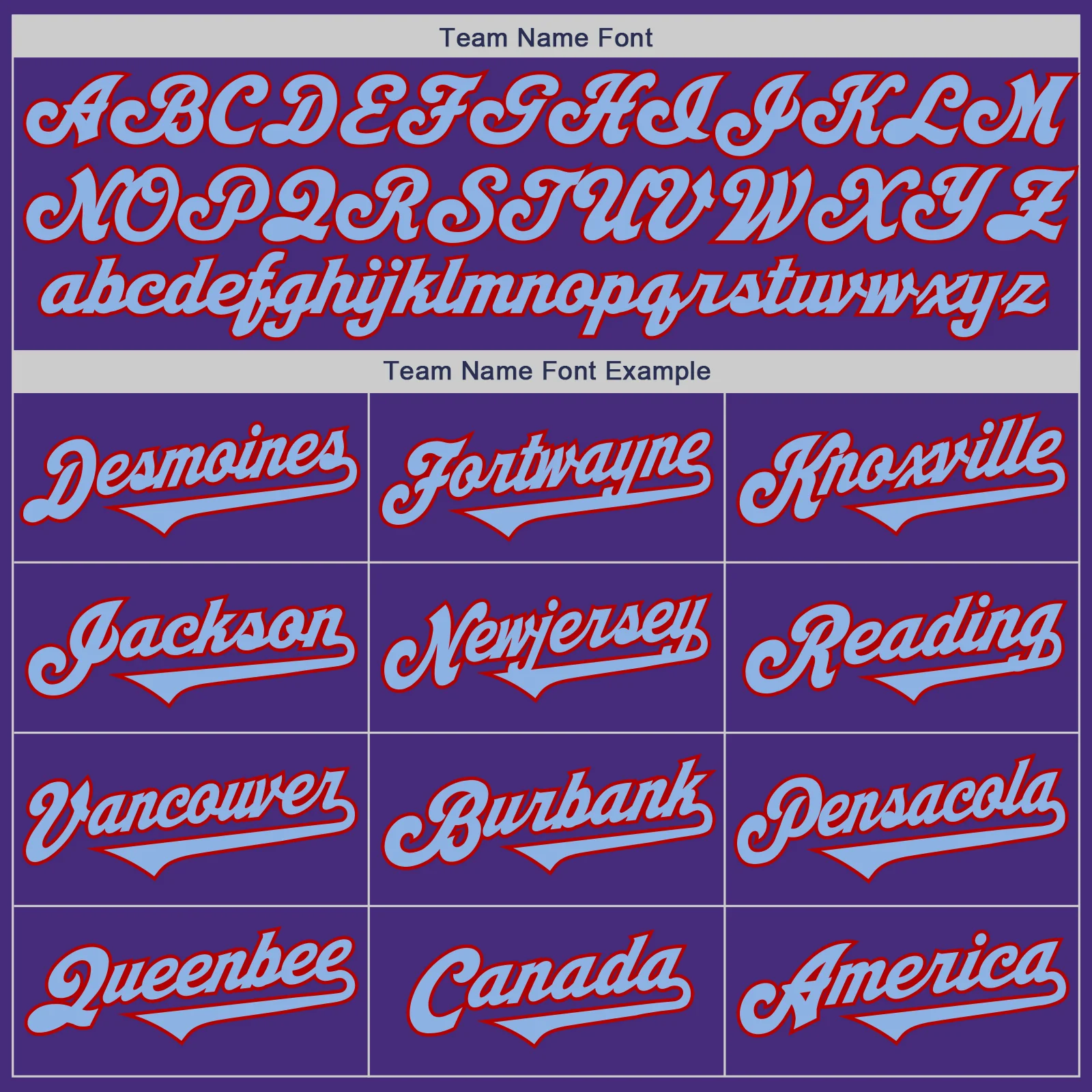 Custom Purple Light Blue-Red Authentic Two Tone Baseball Jersey - Image 4