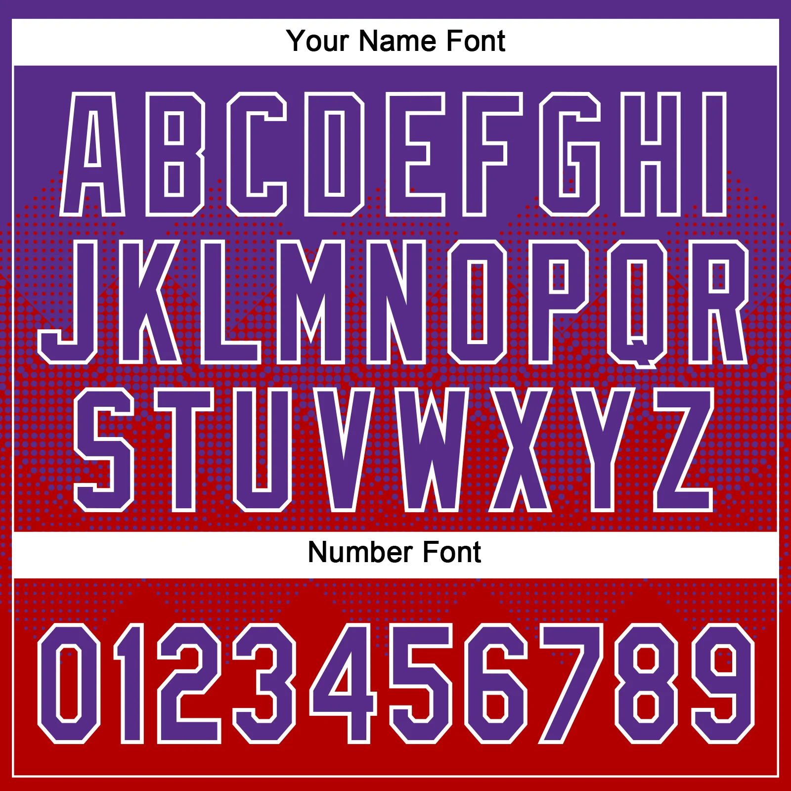Custom Purple Red-White 3D Gradient Square Shape Two-Button Unisex Softball Jersey - Image 5
