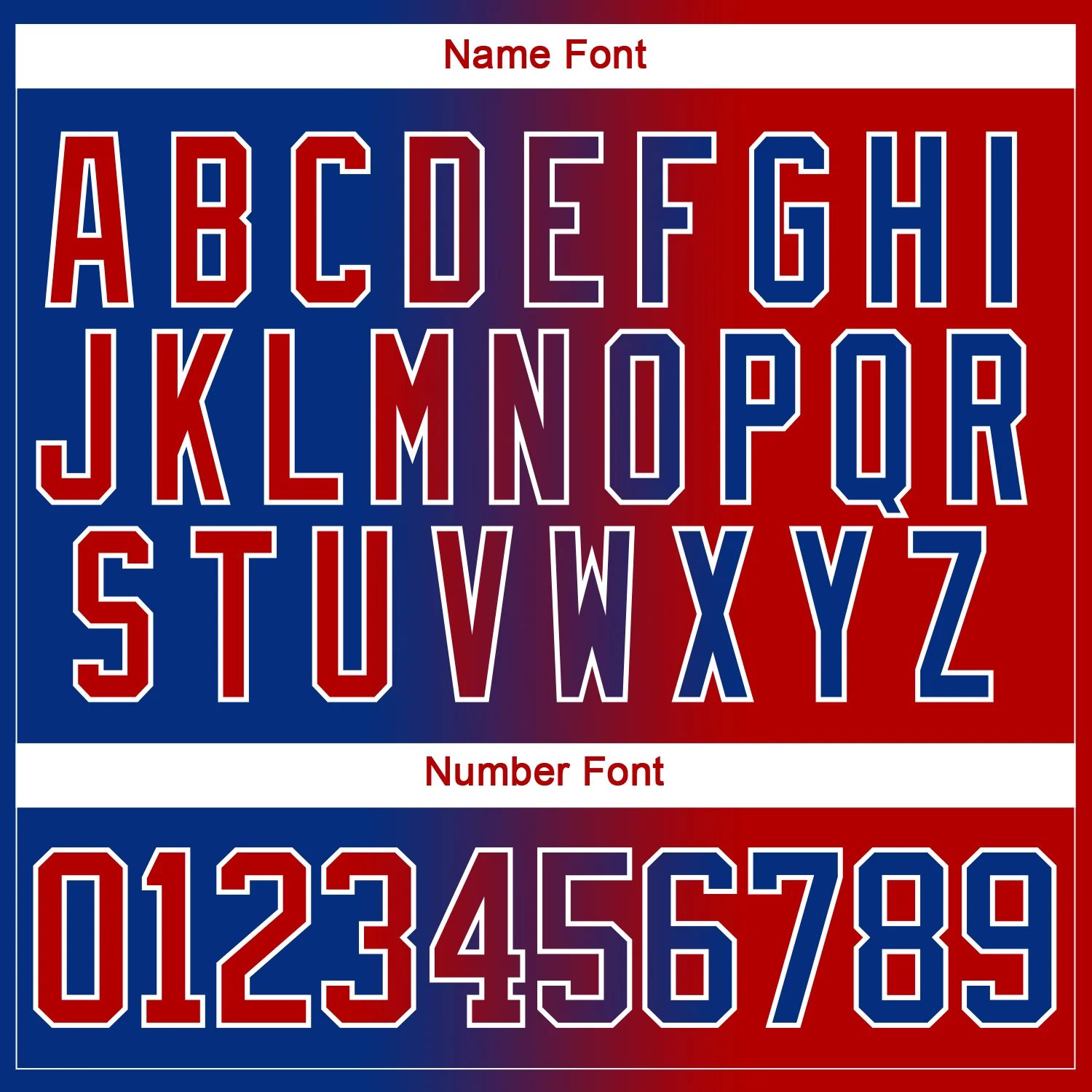 Custom Royal Red-White Gradient Fashion Hockey Lace Neck Jersey - Image 7