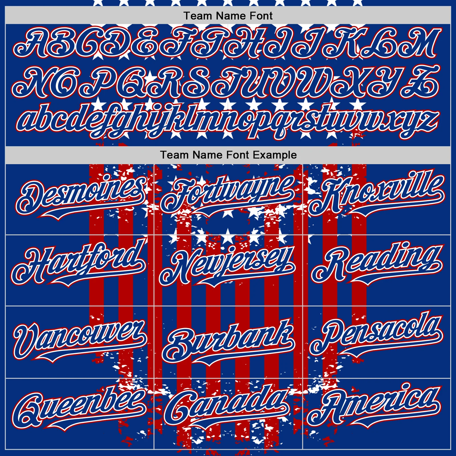 Custom Royal Red-White 3D Retro American Flag Authentic Baseball Jersey - Image 4