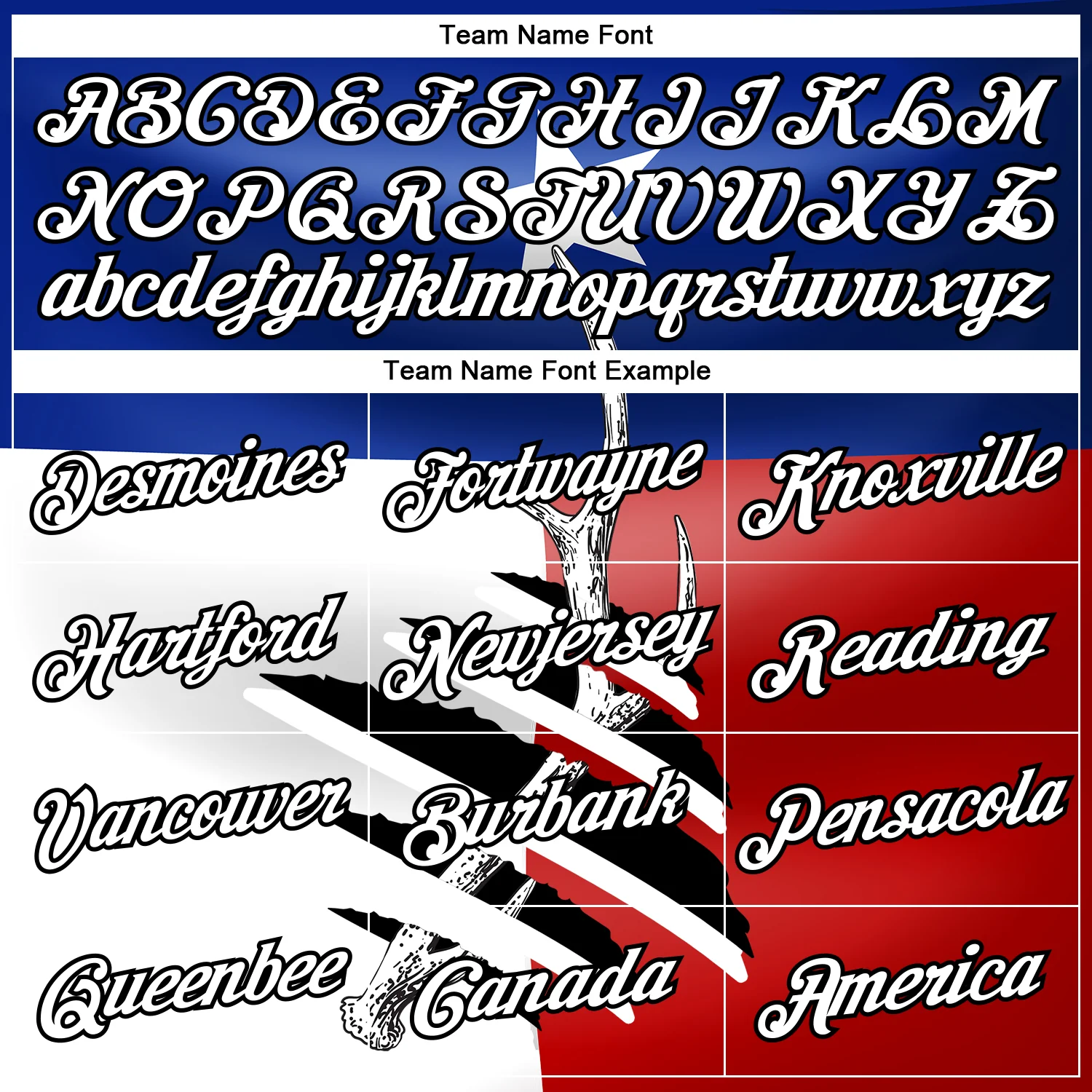 Custom Royal Red-Black 3D Animal Deer Hunting Texas Flag Long Sleeve Performance T-Shirt - Image 3