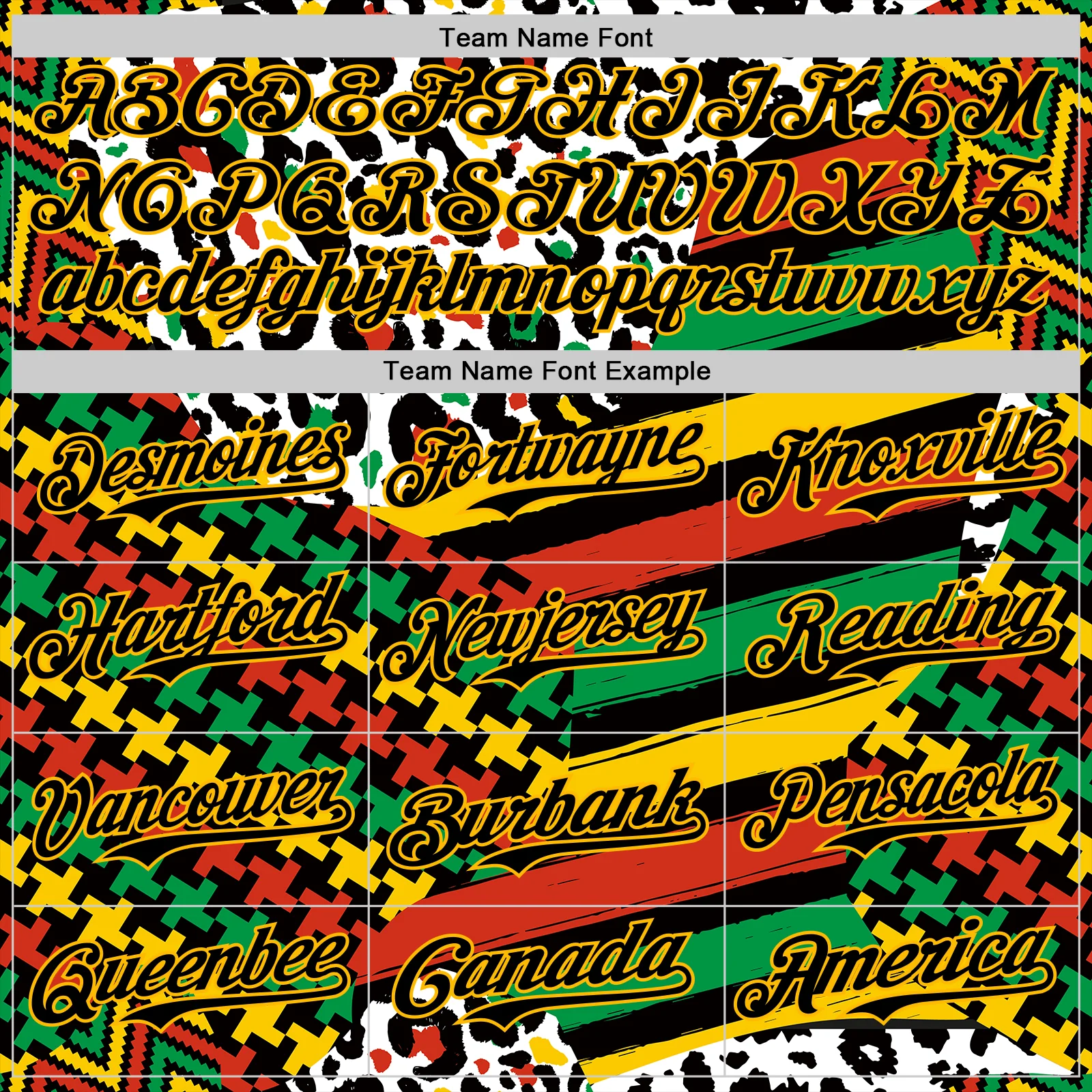 Custom White Black Red Green-Gold 3D Pattern Design Black History Month Abstract Geometric Animal Print Authentic Baseball Jersey - Image 4
