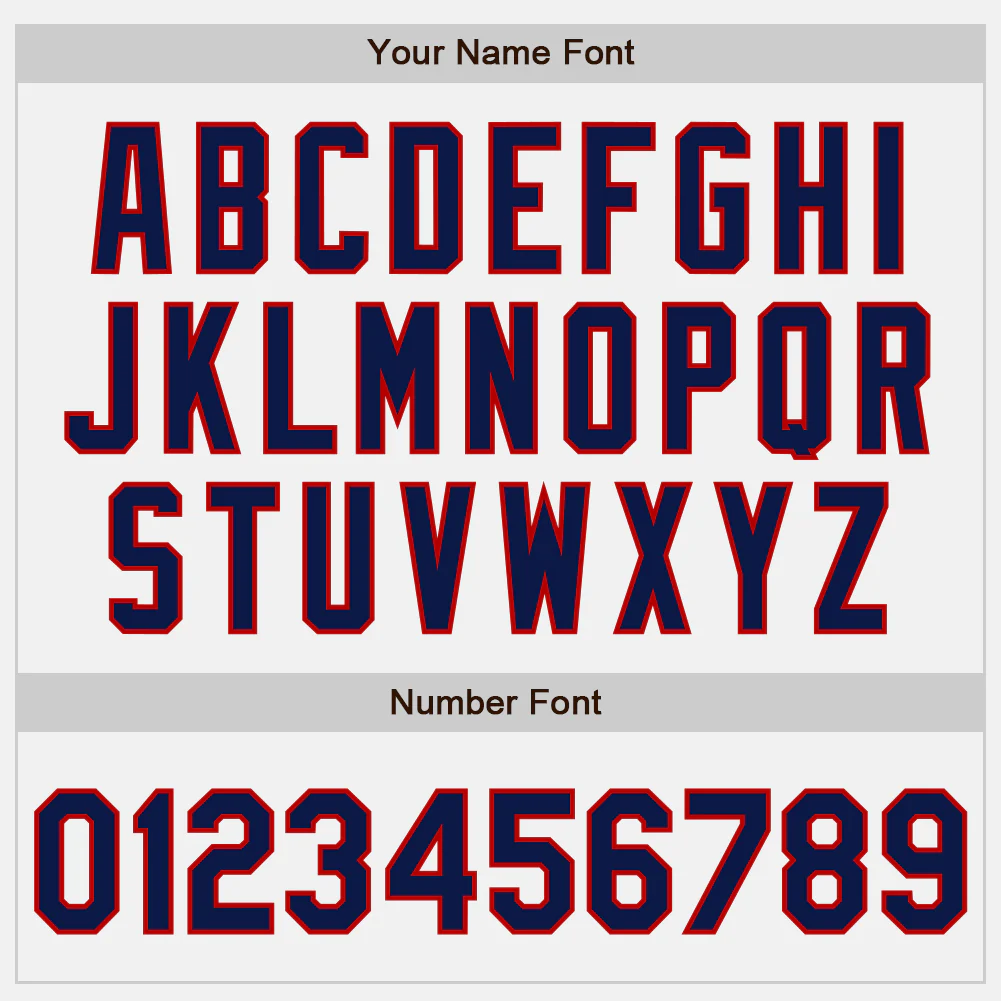 Custom White Navy-Red Authentic Baseball Jersey - Image 5