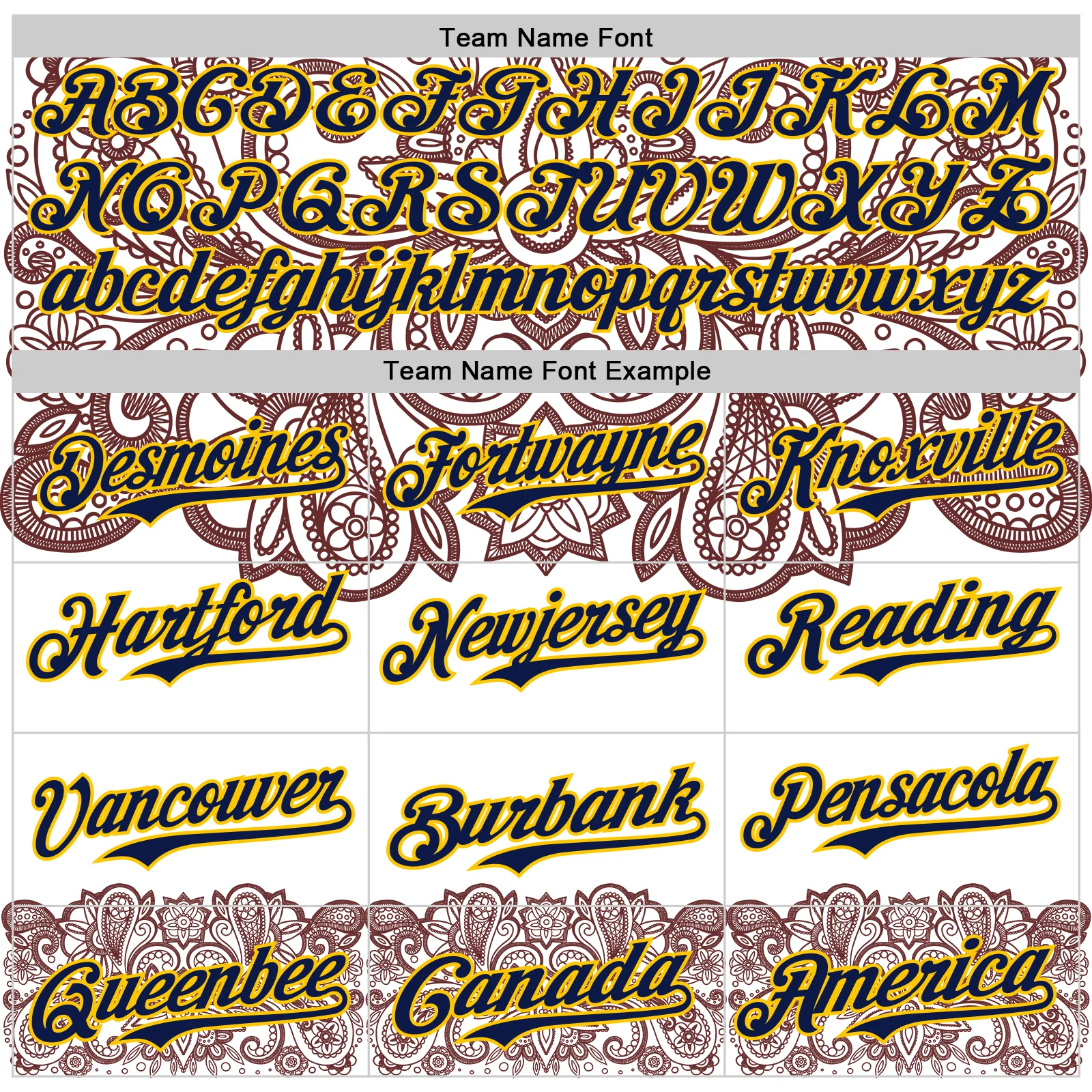 Custom White Navy Red-Yellow 3D Pattern Design Burner Costumes Paisley Bandana Authentic Baseball Jersey - Image 4