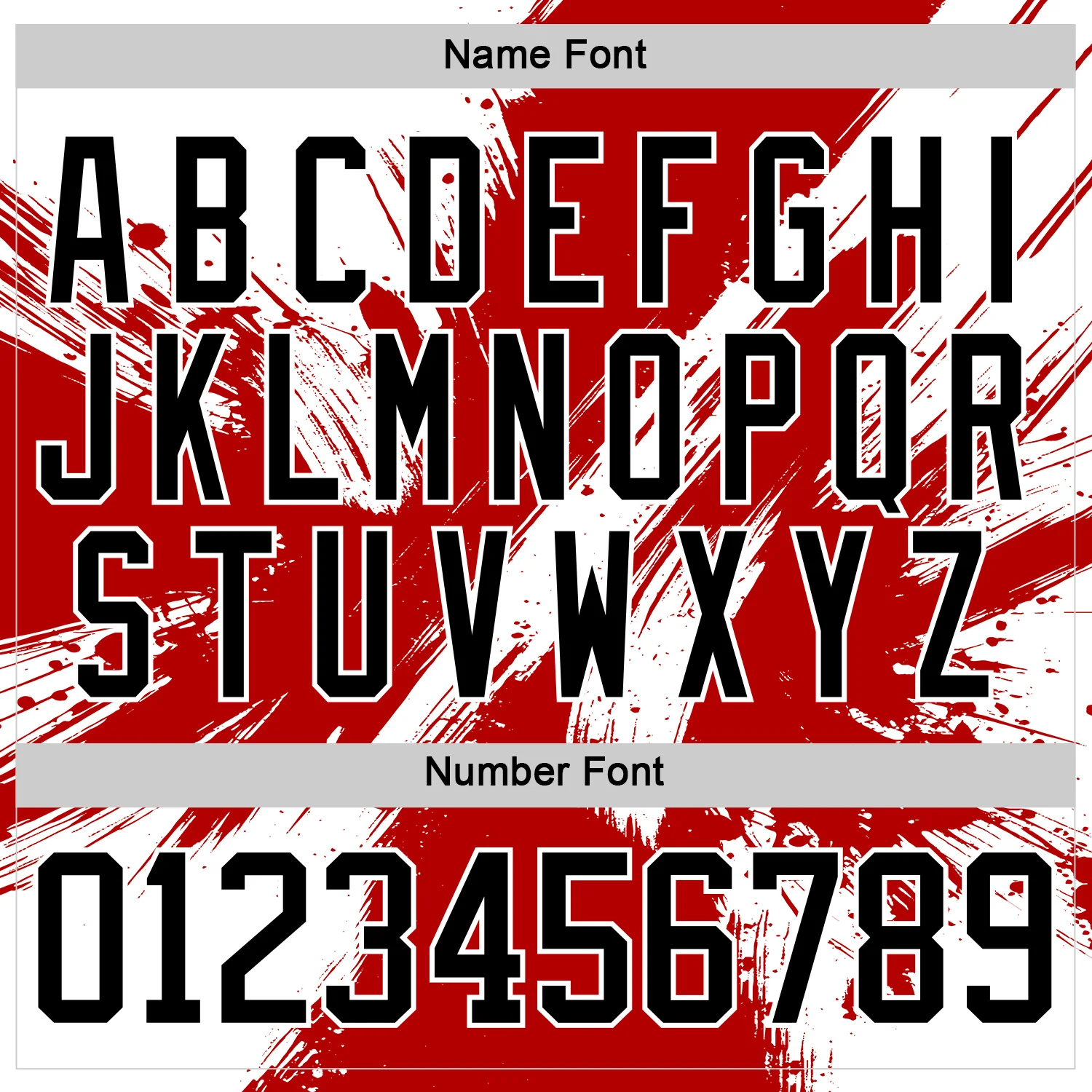 Custom White Black-Red Abstract Splatter Paint Hockey Lace Neck Jersey - Image 7