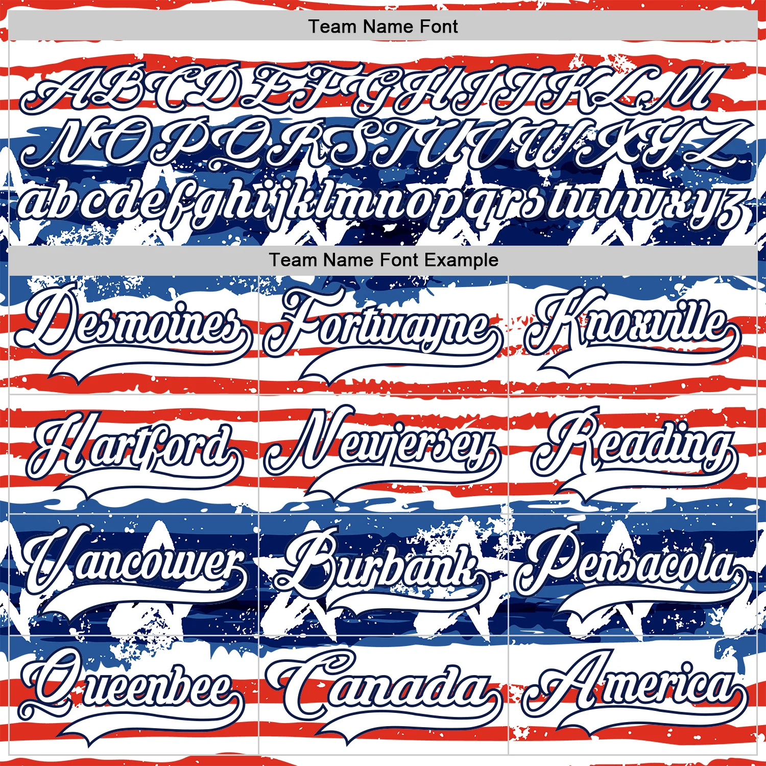 Custom White Red-Navy American Flag Painted Hockey Lace Neck Jersey - Image 6