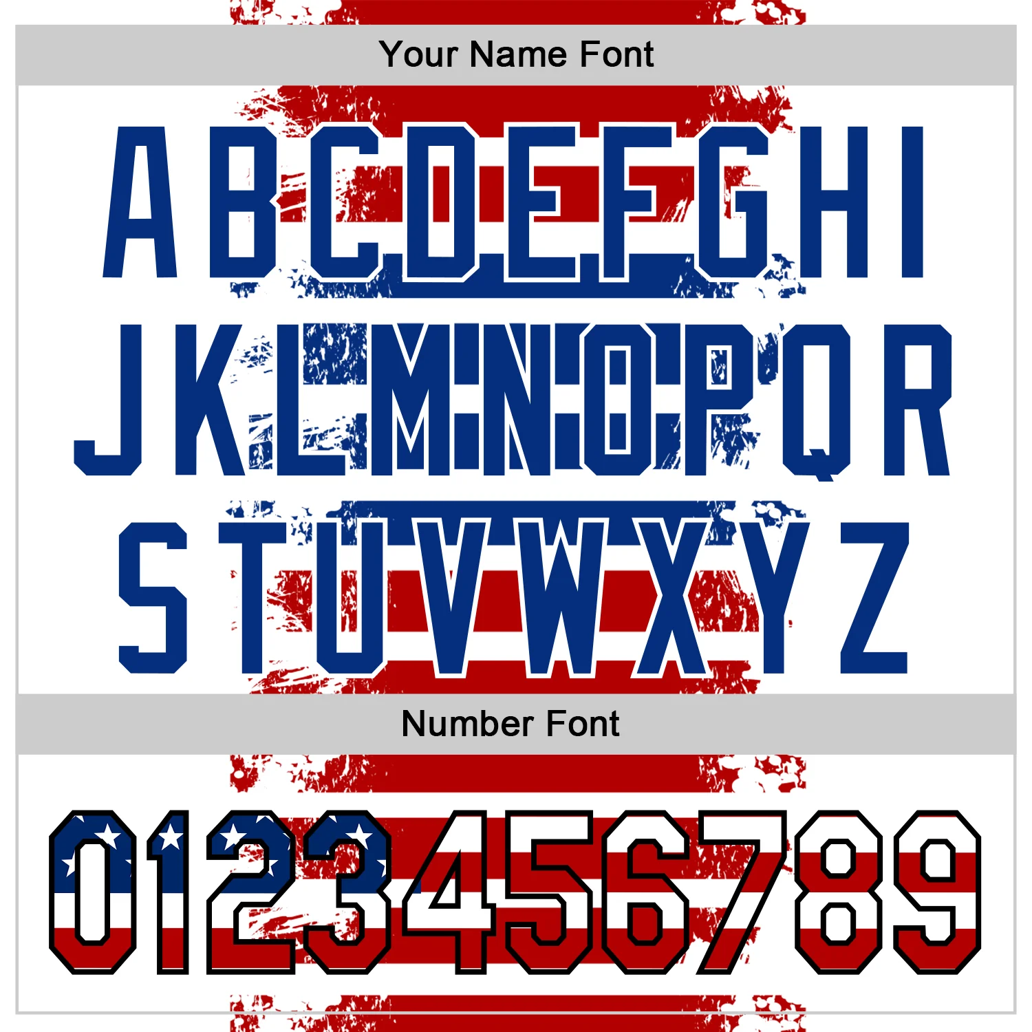 Custom White USA Flag Red Royal-Black 3D Gradient Retro Stripe American Flag Authentic Baseball Jersey - Image 5