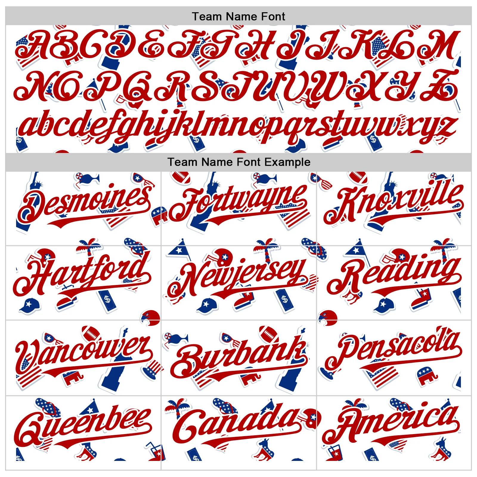 Custom White Black Pinstripe Royal-Red 3D American Flag National Symbols Authentic Baseball Jersey - Image 4