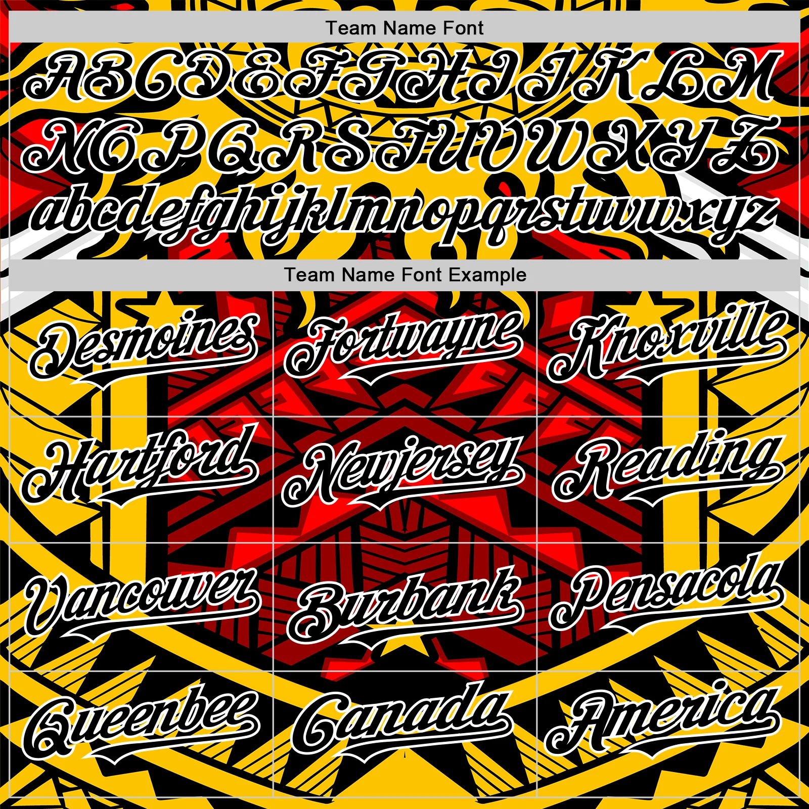 Custom Yellow Black Red-White 3D Pattern Design Rave Party Tribal Authentic Baseball Jersey - Image 4