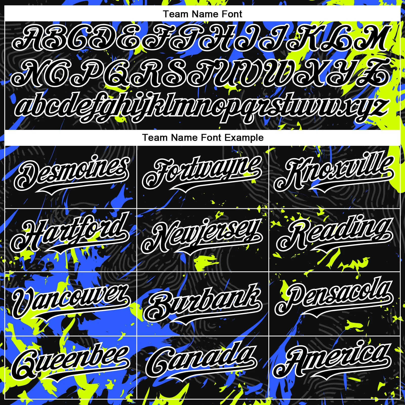Custom Black Royal Neon Green-White Splash Authentic Baseball Jersey - Image 4