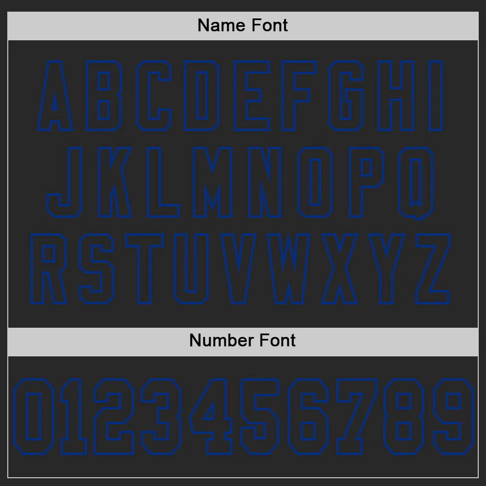 Custom Black Royal Mesh Authentic Football Jersey - Image 4