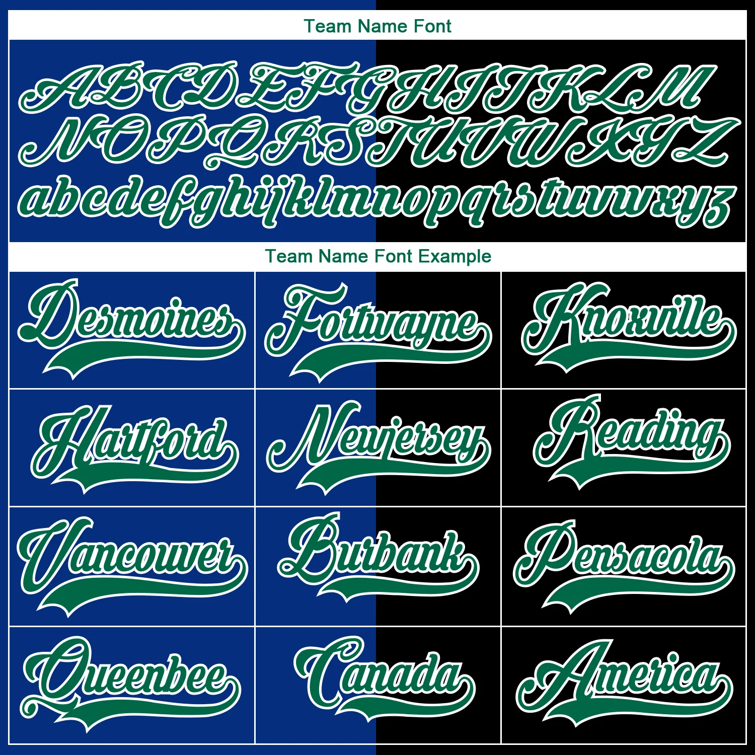 Custom Black Kelly Green Royal-White Split Fashion Hockey Lace Neck Jersey - Image 6