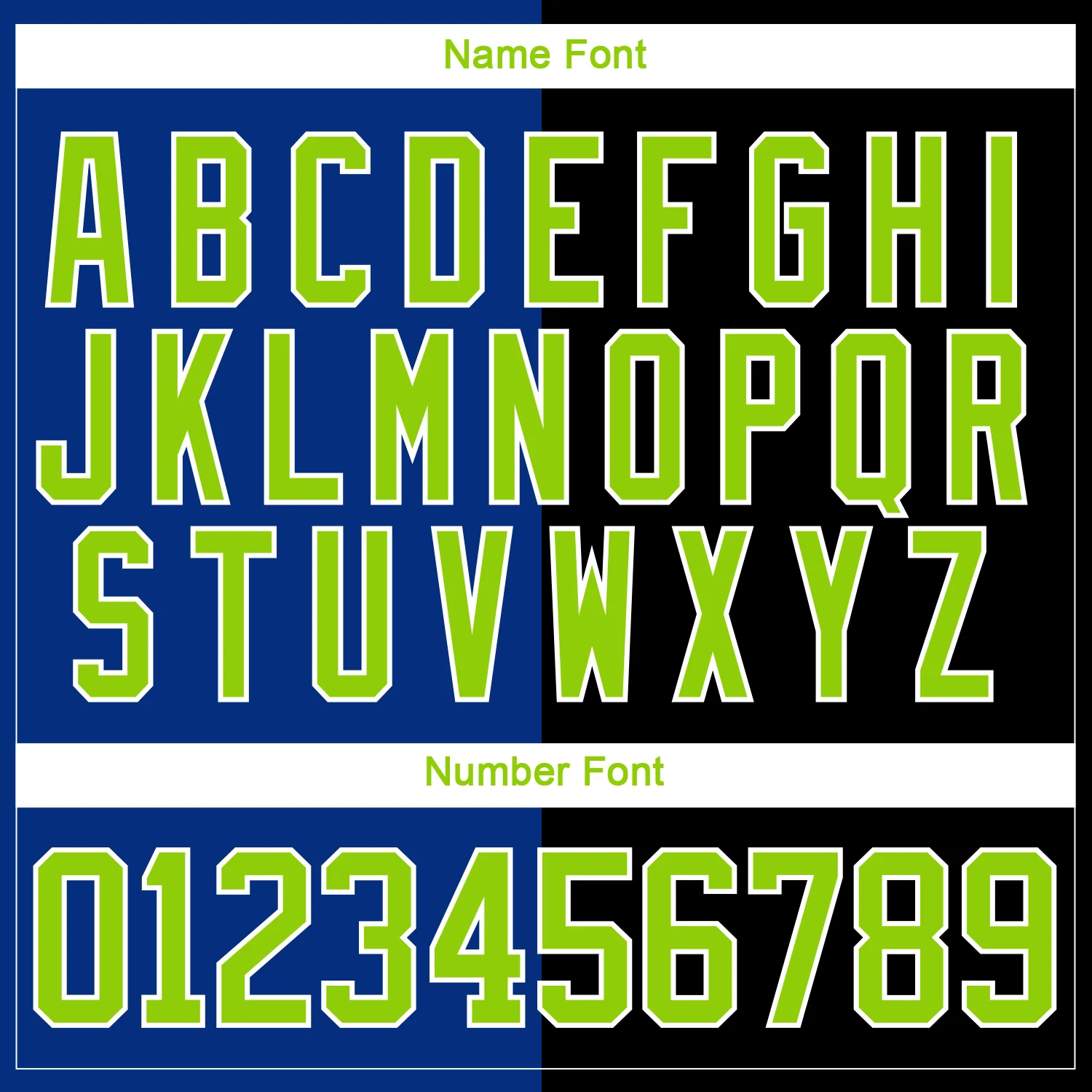 Custom Black Neon Green Royal-White Split Fashion Hockey Lace Neck Jersey - Image 7
