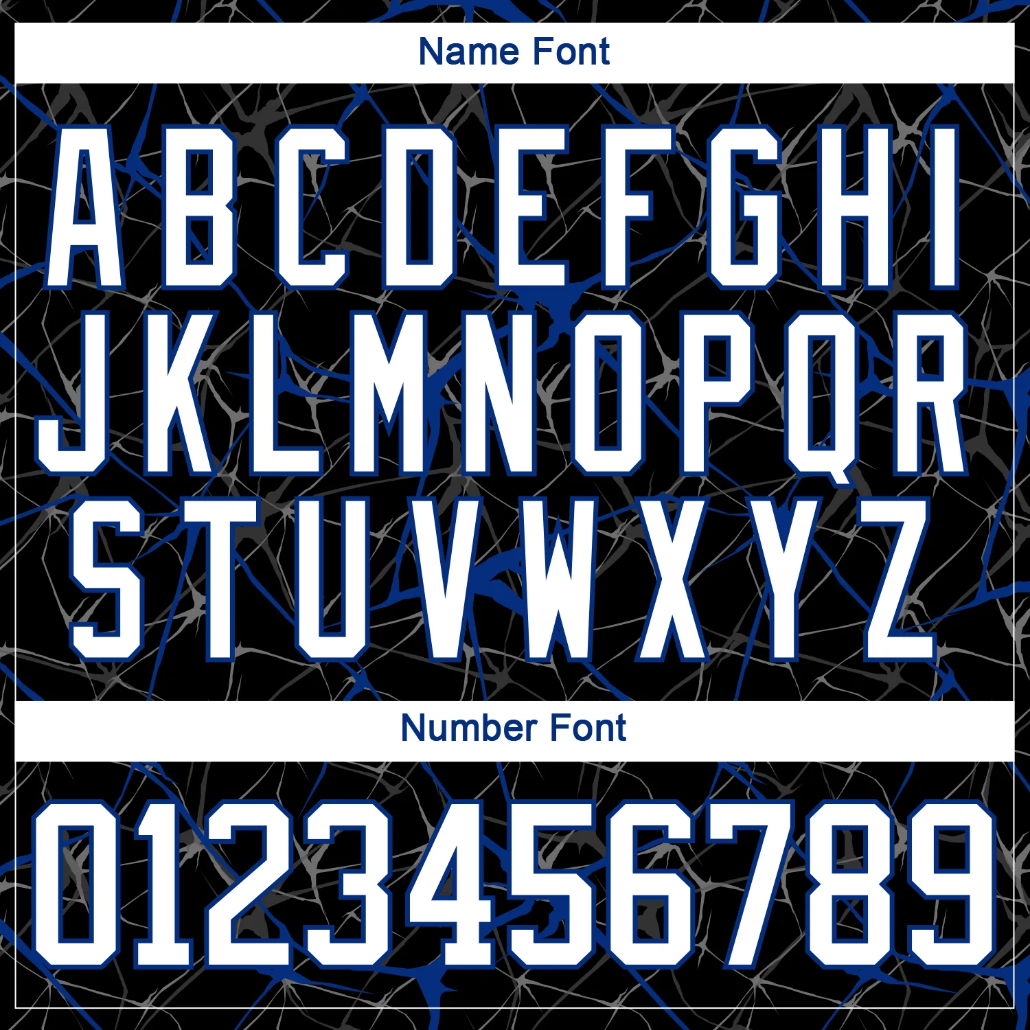 Custom Black White-Royal 3D Pattern Abstract Network Hockey Lace Neck Jersey - Image 5