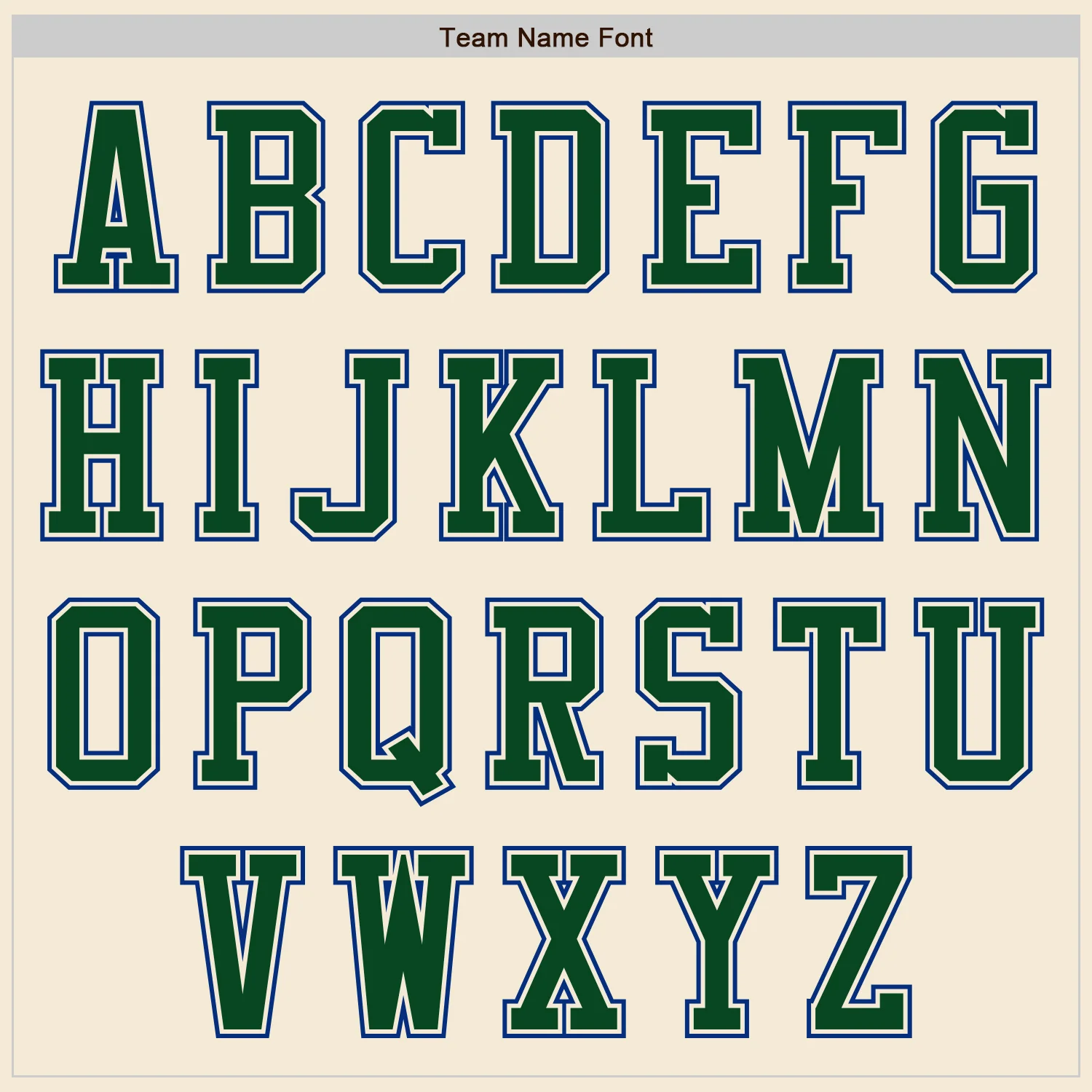 Custom Cream Green-Royal Authentic Baseball Jersey - Image 7