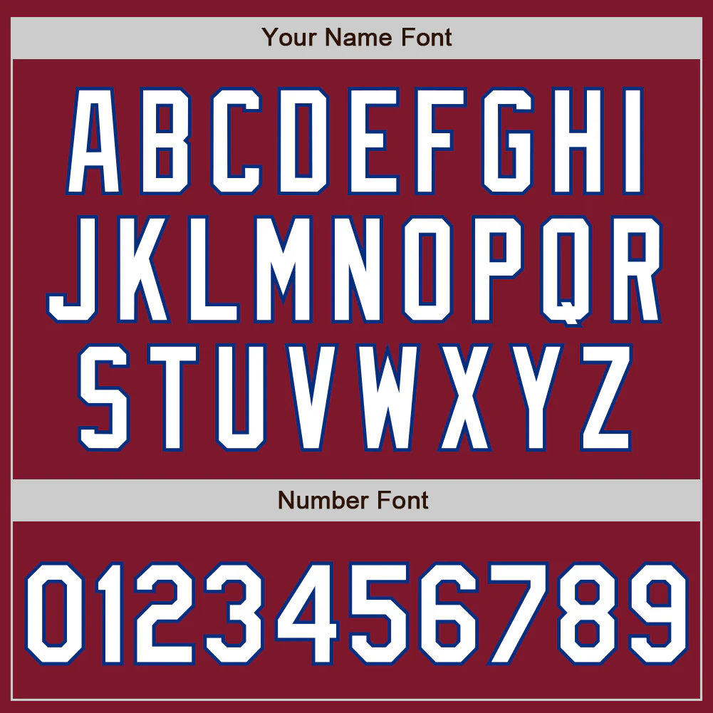 Custom Crimson White-Royal Authentic Baseball Jersey - Image 8