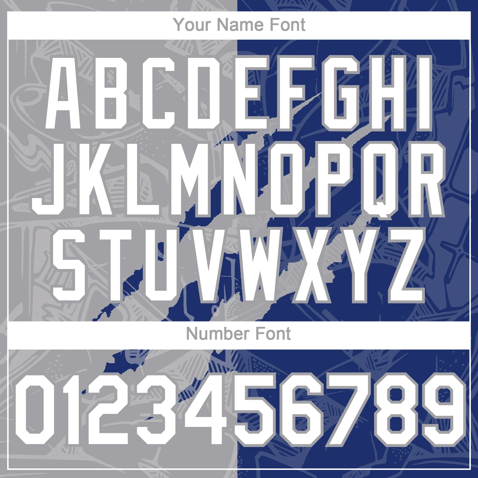 Custom Graffiti Pattern White Royal-Gray 3D Scratch Authentic Baseball Jersey - Image 5
