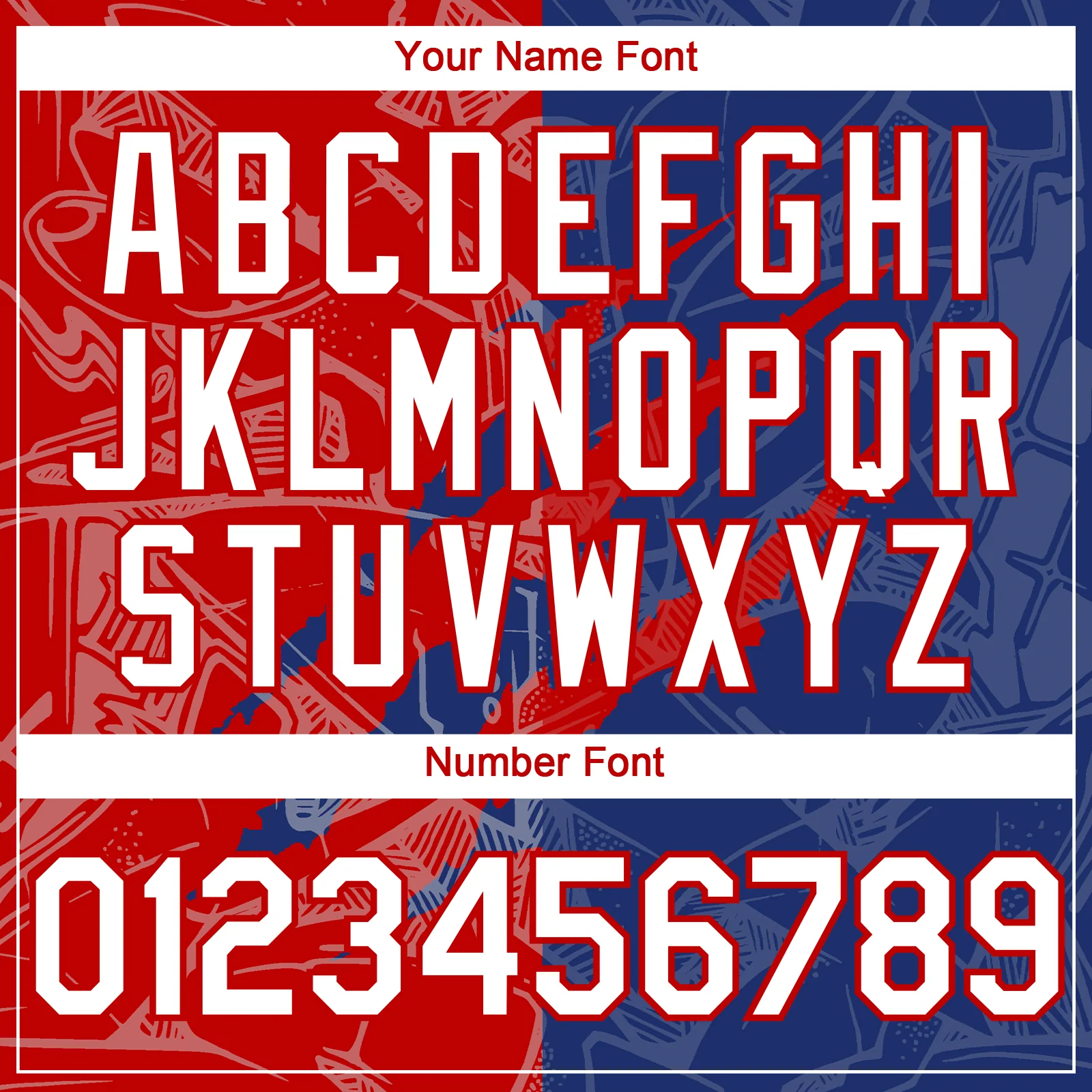 Custom Graffiti Pattern White Royal-Red 3D Scratch Authentic Baseball Jersey - Image 5