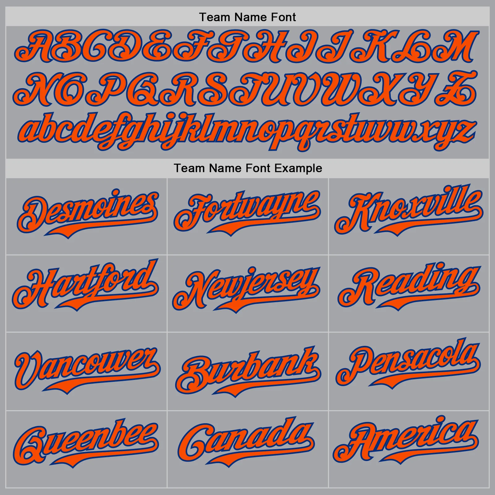 Custom Gray Orange-Royal Authentic Two Tone Baseball Jersey - Image 4