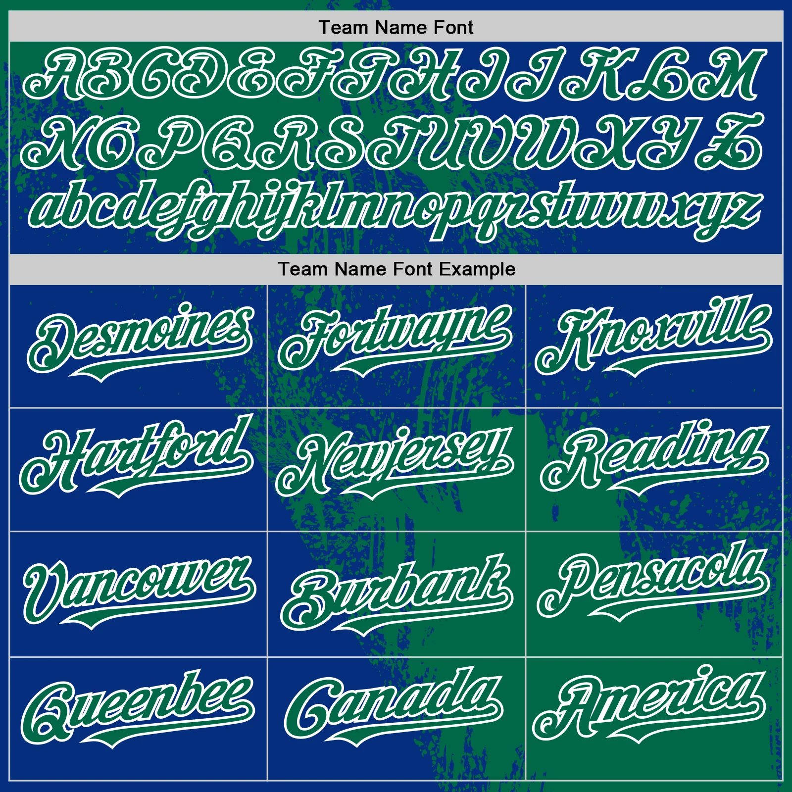 Custom Kelly Green Royal-White 3D Pattern Design Abstract Brush Stroke Authentic Baseball Jersey - Image 4