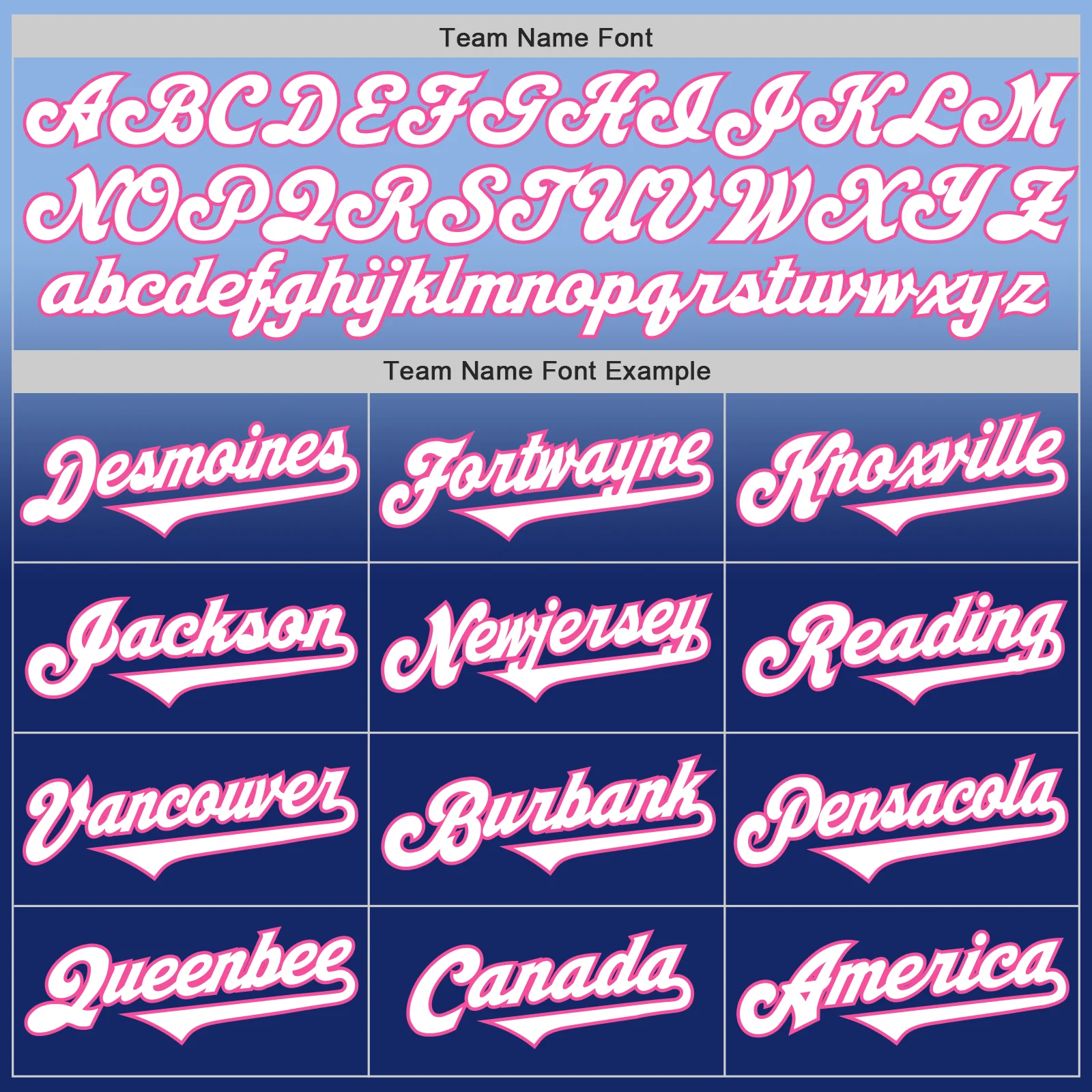 Custom Light Blue White Royal-Pink Authentic Fade Fashion Baseball Jersey - Image 4