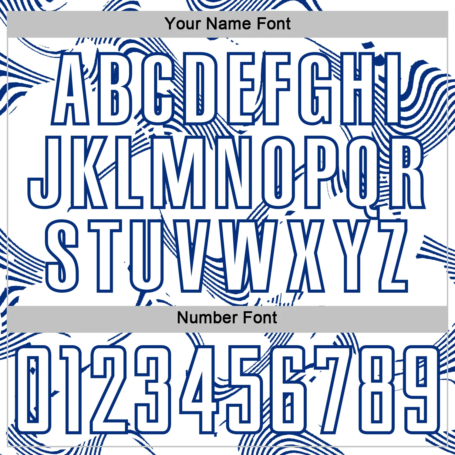 Custom White Royal Curve Lines Sports Sublimation Soccer Uniform Jersey - Image 6