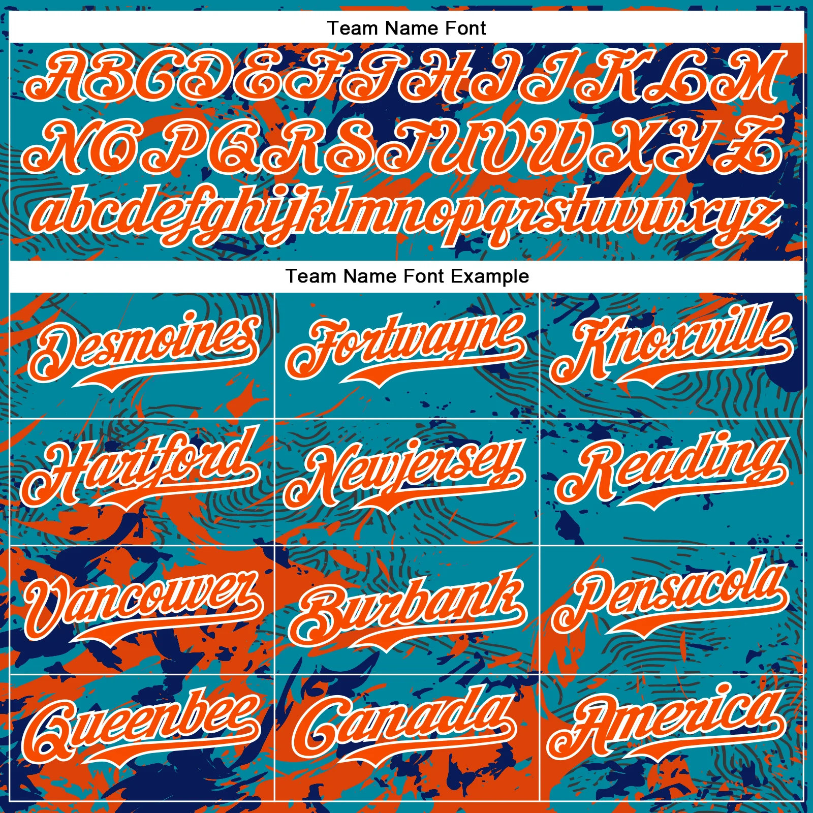 Custom Teal Orange Royal-White Splash Bomber Full-Snap Varsity Letterman Hoodie Jacket - Image 5