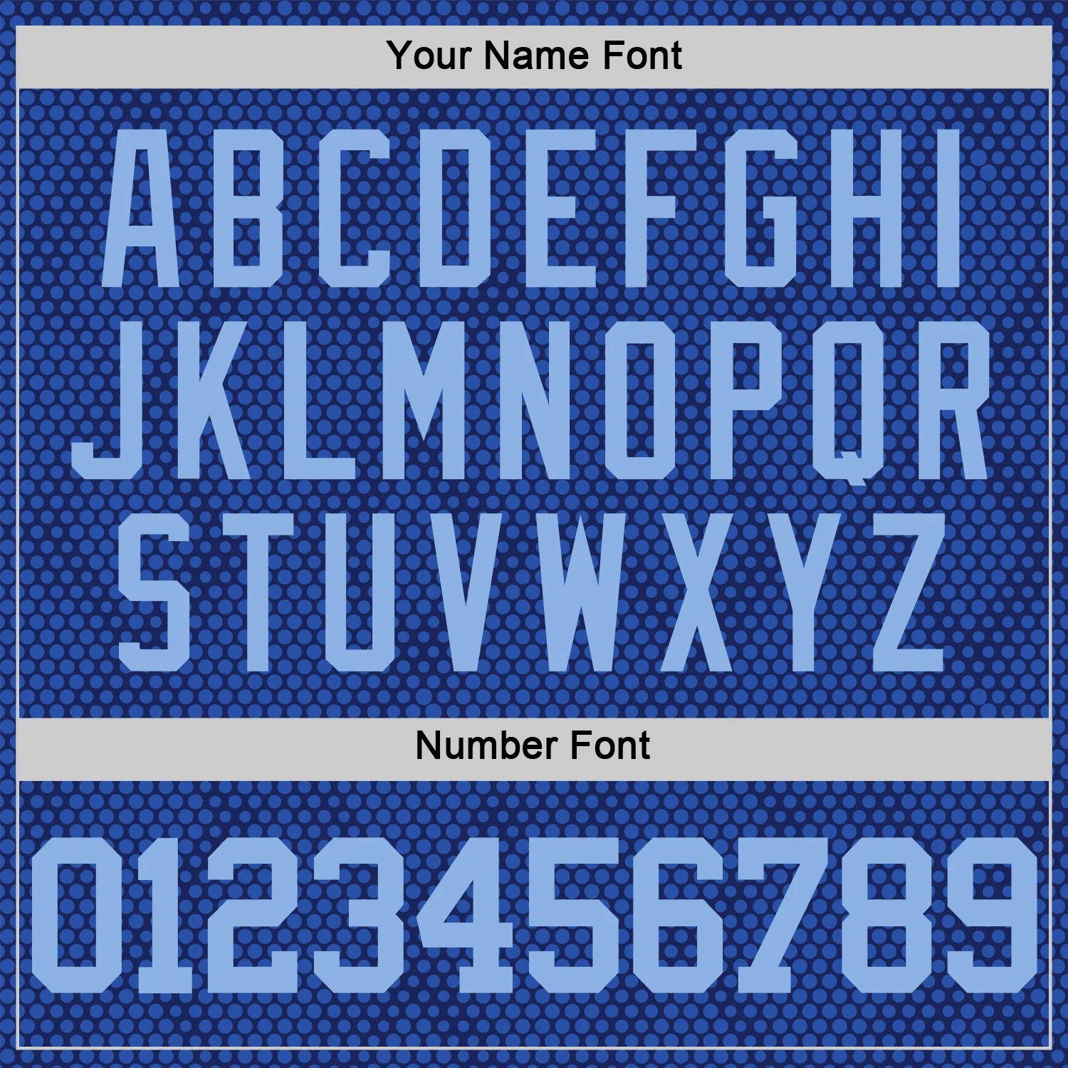 Custom Royal Light Blue Dot Round Neck Sublimation Basketball Suit Jersey - Image 5