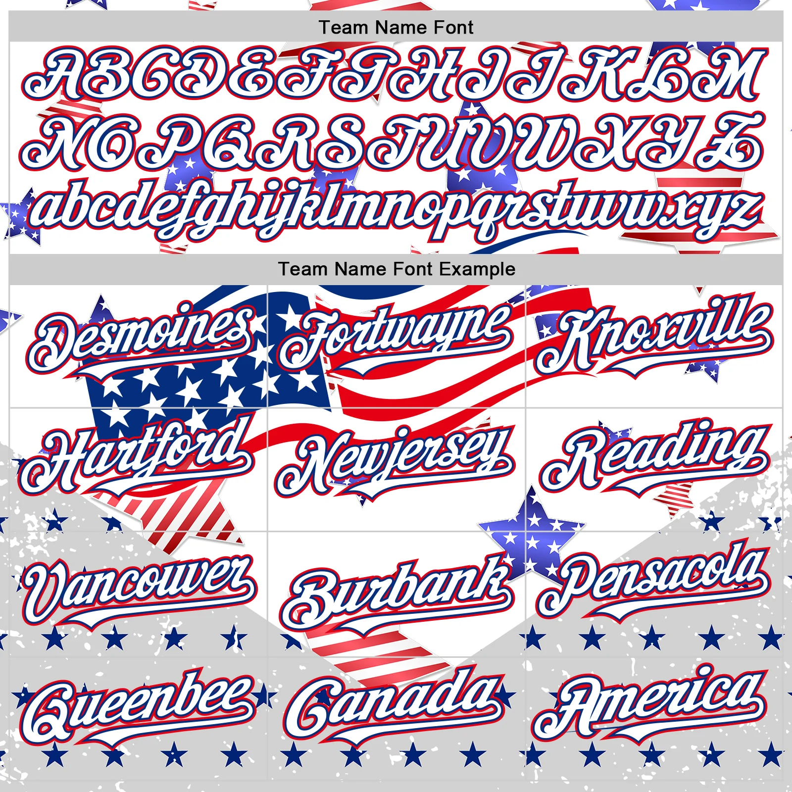 Custom White Royal-Fire Red 3D American Flag Stars Authentic Baseball Jersey - Image 4