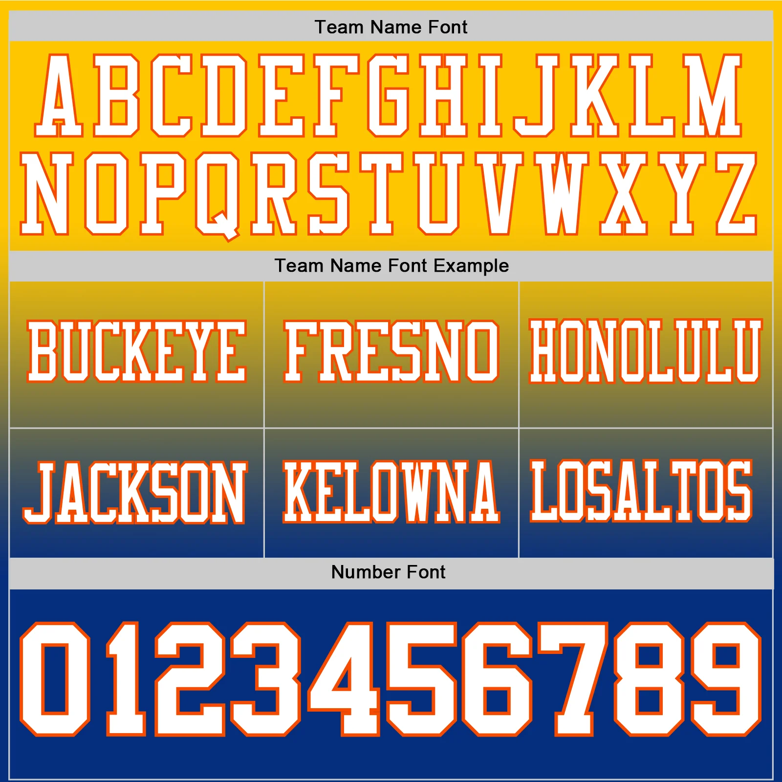 Custom Yellow White Royal-Orange Authentic Fade Fashion Football Jersey - Image 3