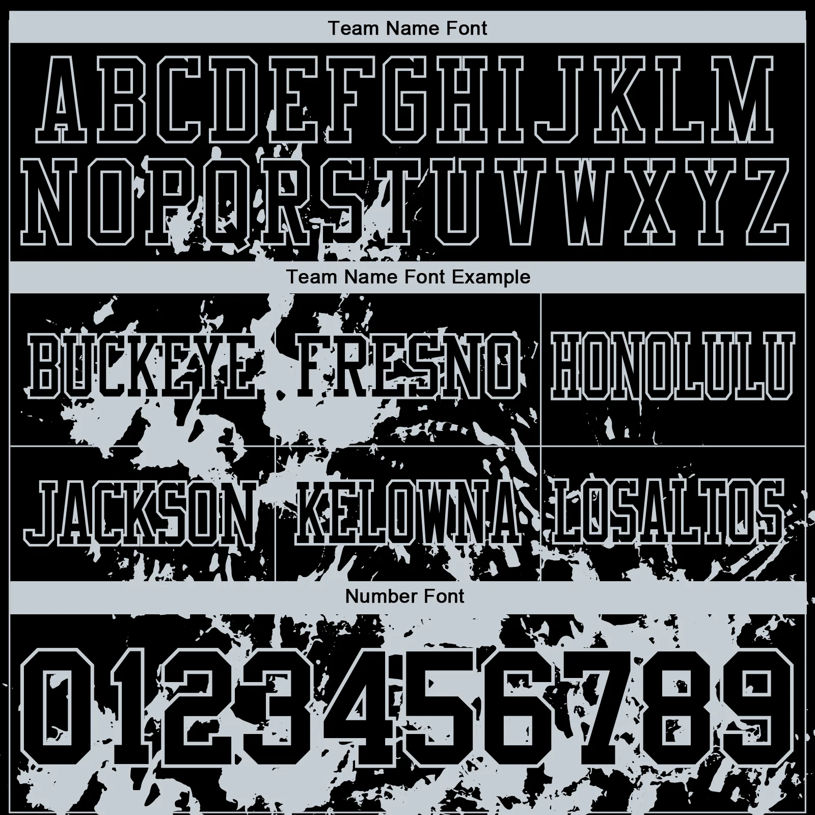 Custom Black Silver 3D Pattern Splash Authentic Football Jersey - Image 3