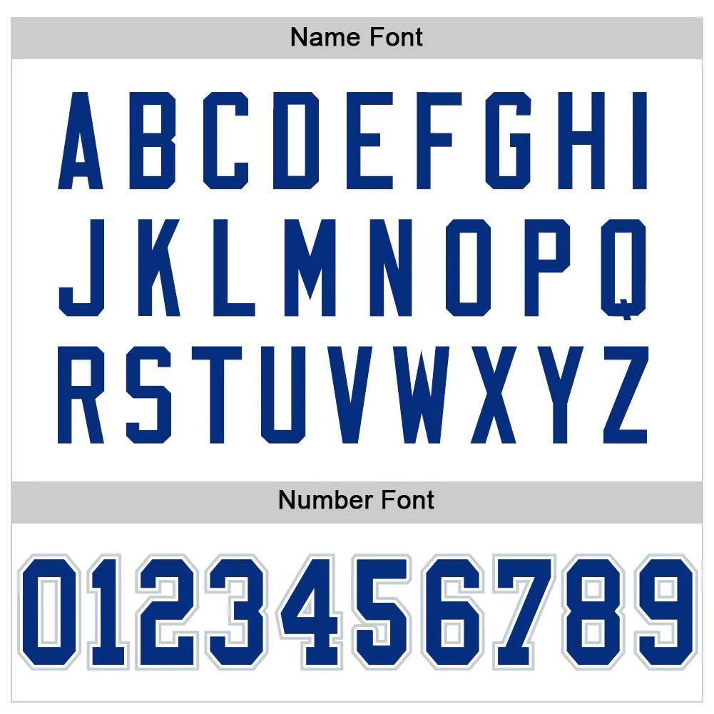Custom White Royal-Silver Mesh Authentic Football Jersey - Image 4