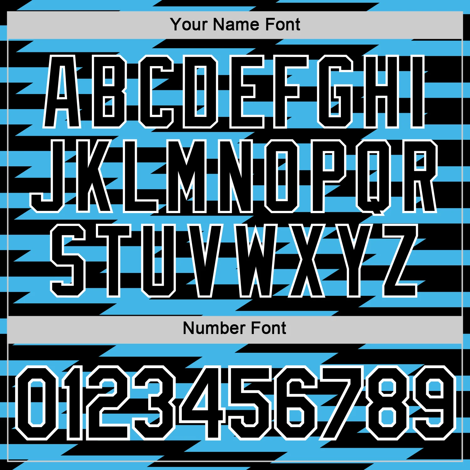 Custom Black Sky Blue-White 3D Esports Performance T-Shirt - Image 4